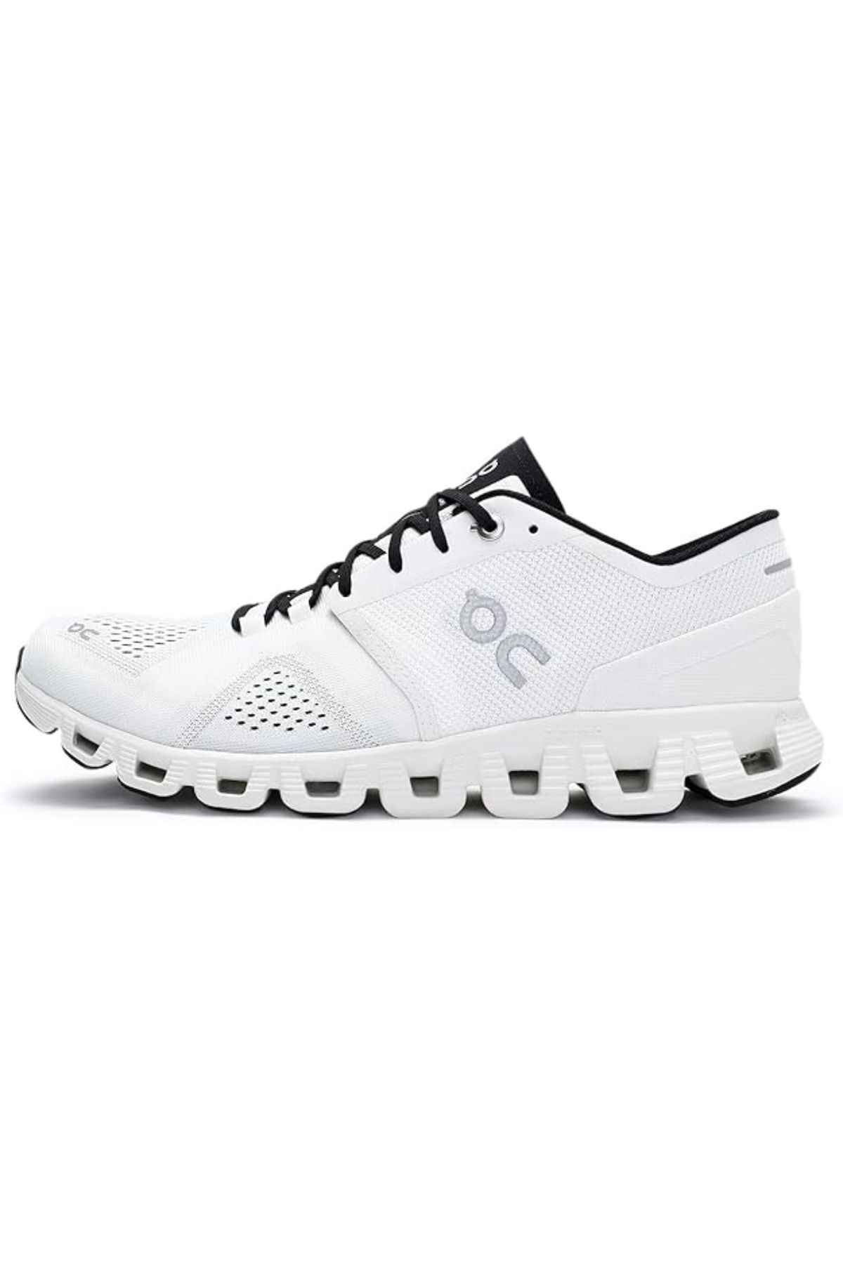 ON-Cloud X White Running Sneakers – Dual Density Insole & CloudTec Sole 3
