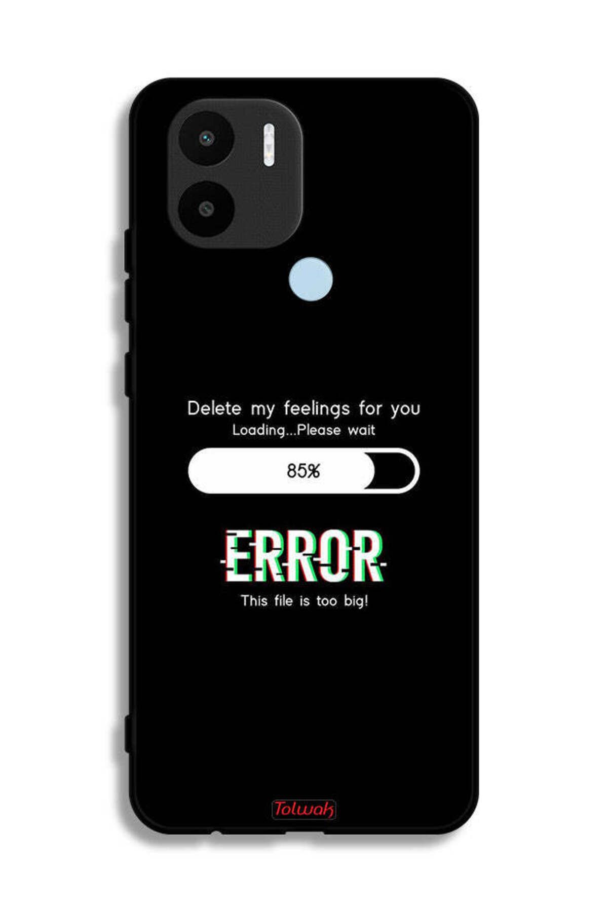 Tolwak-Xiaomi Redmi A1 Plus Protective Case Cover Delete My Feelings For You 2
