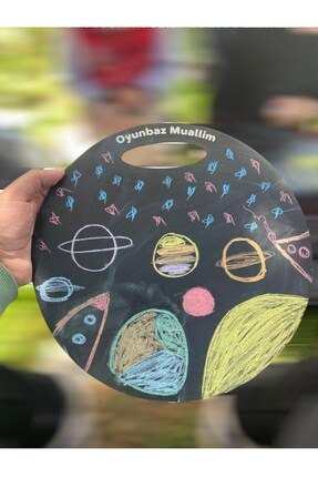 Fikart 30 Cm Karatahta Tebeşirle yazmaya Uygun