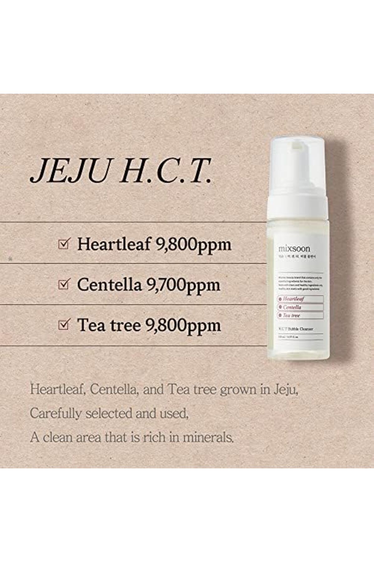 mixsoon-H.C.T. BUBBLE CLEANSER 150ml 4