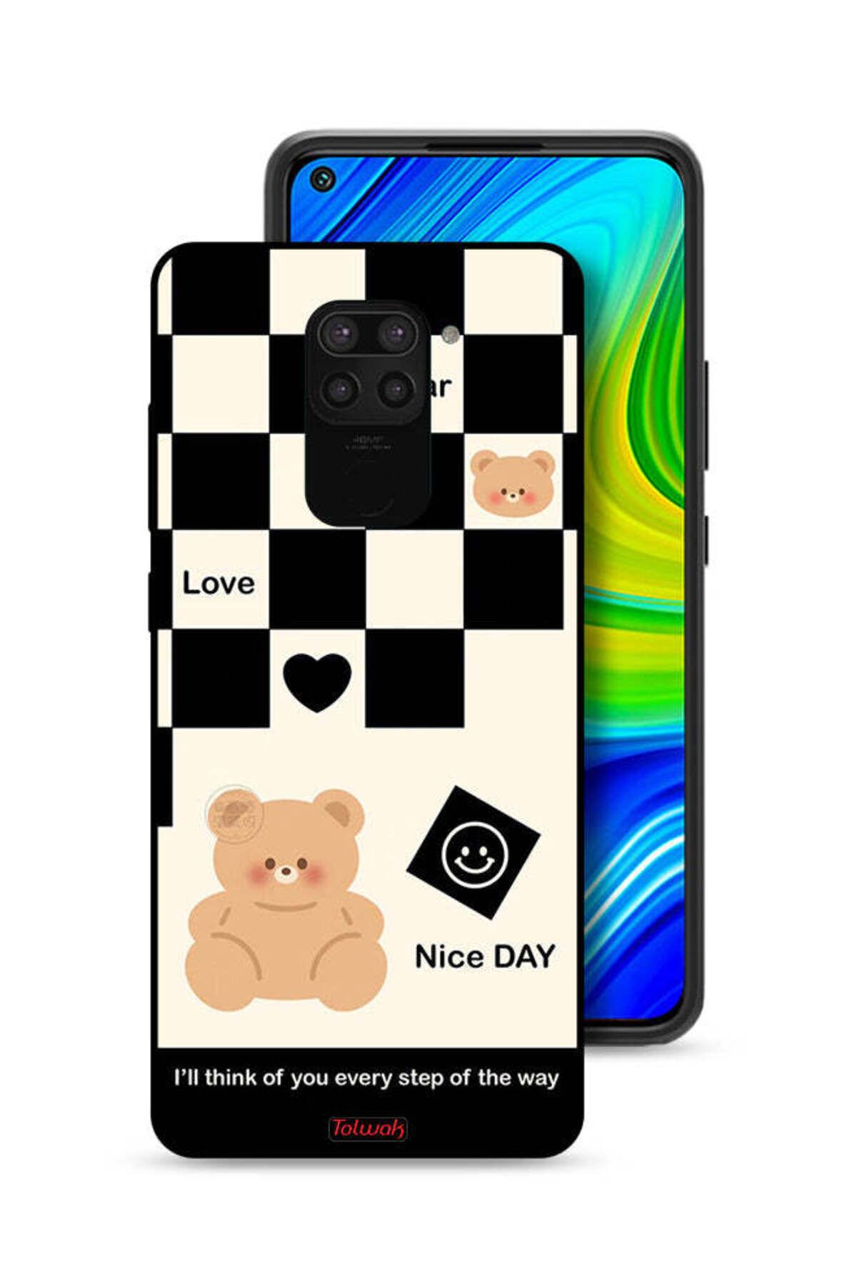 Tolwak-Xiaomi Redmi Note 9 Protective Case Cover I Will Think Of You Every Step Of The Way 1