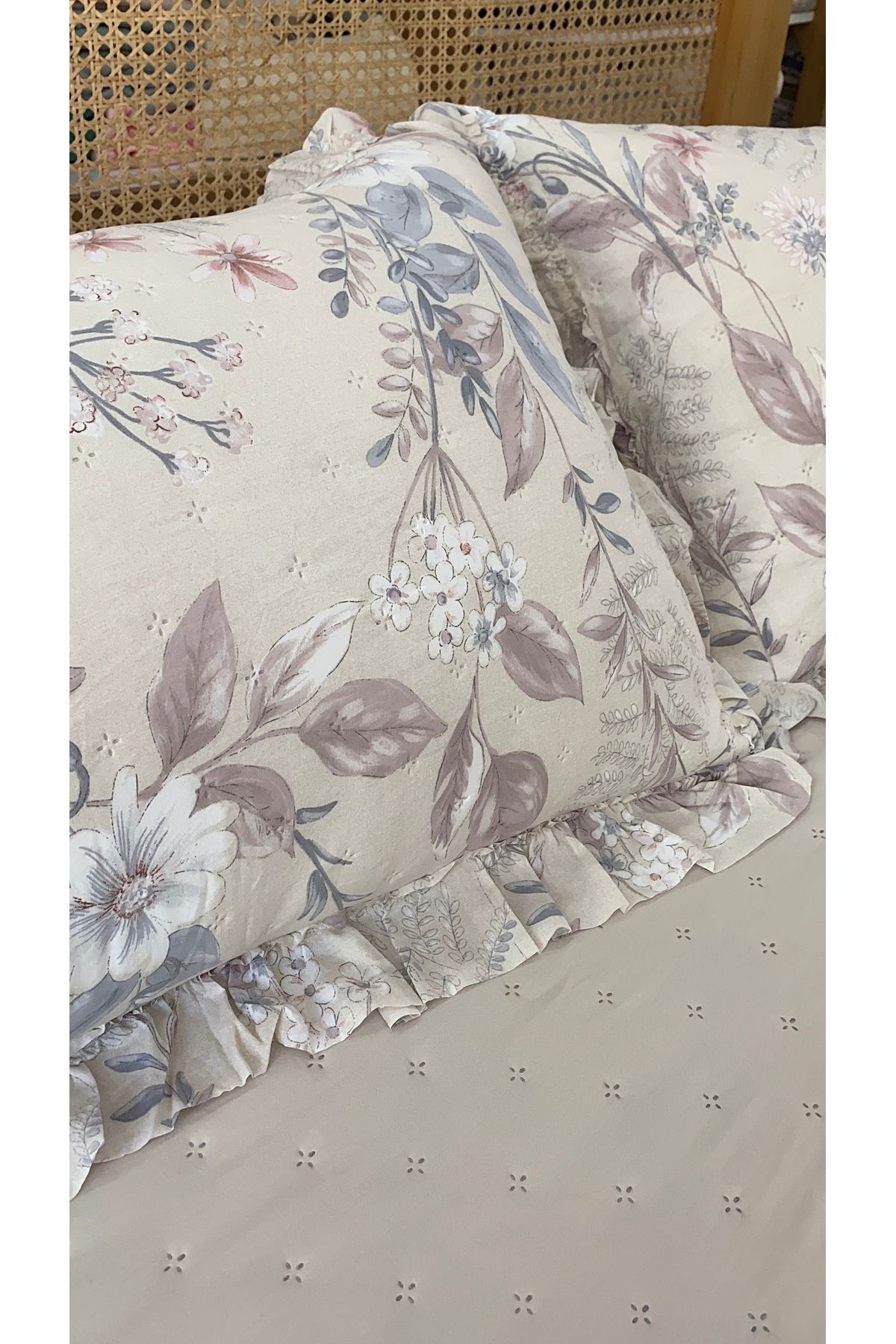 sutra-Flora Series Double Sided Double Bedspread Set 4