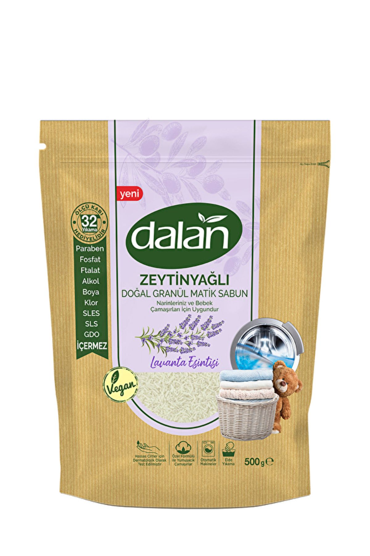 Dalan-صابون ماتيك الحبيبات الطبيعية باللافندر 500 جرام 1
