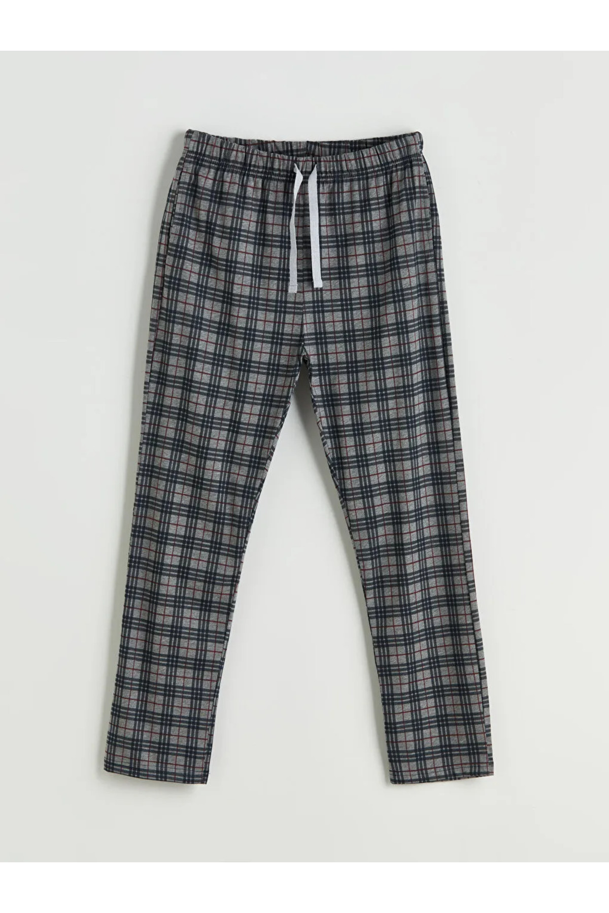 LC Waikiki-Σετ ανδρικές πιτζάμες Grey Standard Fit 3 Πακέτο 7