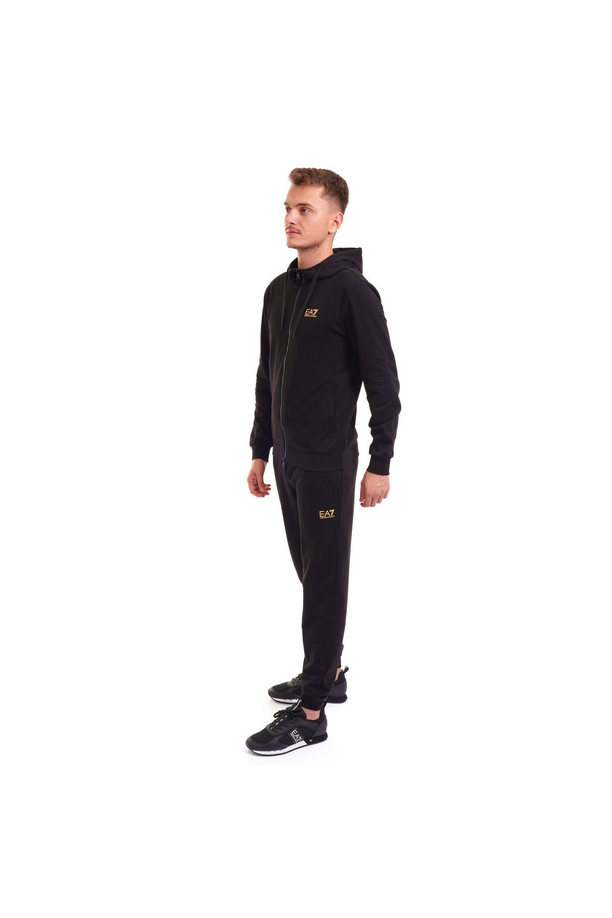 EA7 Emporio Armani-EMPORIO ARMANI EA7 men's tracksuit TRAIN CORE ID M T-SUIT HOODIE - 8NPV63PJVRZ00208 3