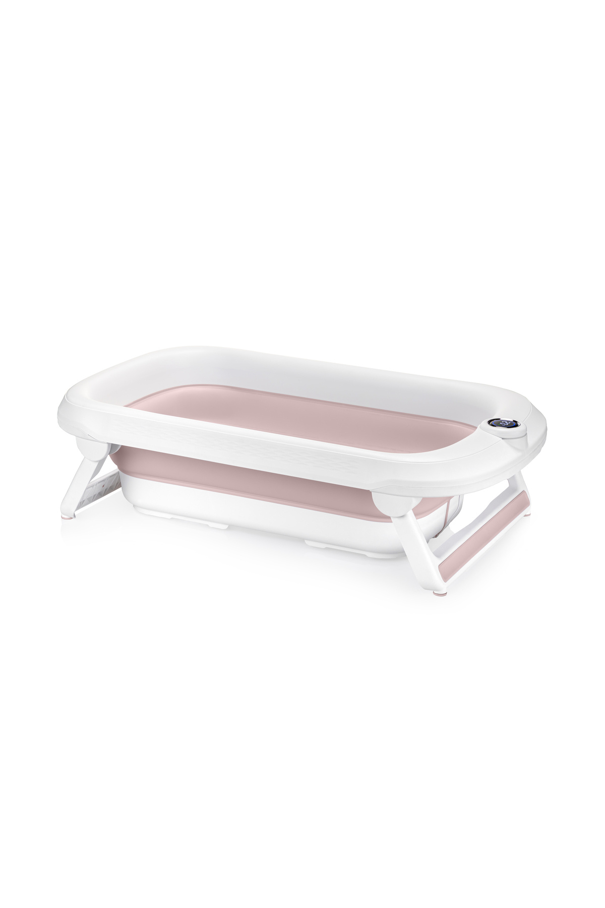 Zuu Baby Yeni Termometreli Katlanır Bebek Küveti 45 Lt. 3 Lü Set Pembe fotoğrafı 3 (önizleme)