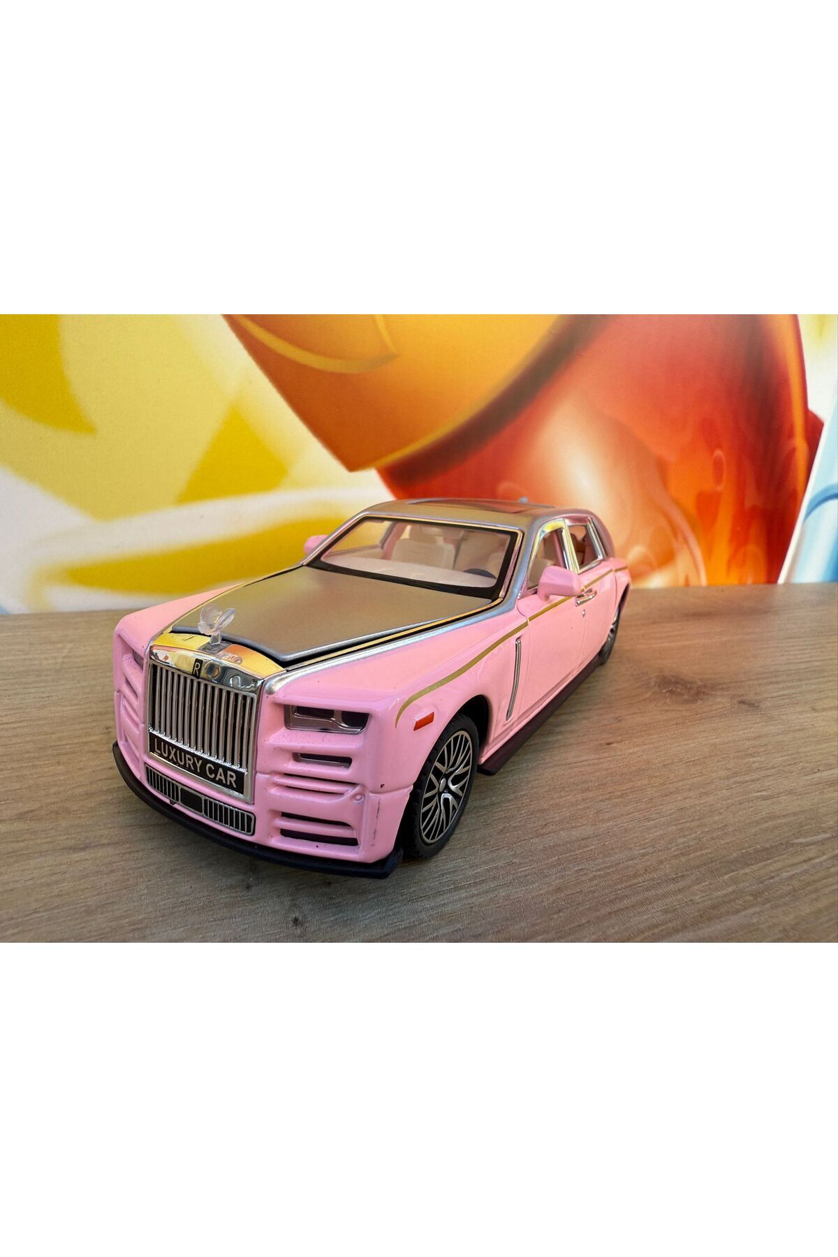 scntoys 1:24 Rolls Royce Sweptail Diecast Model Araba Işıklı Ve