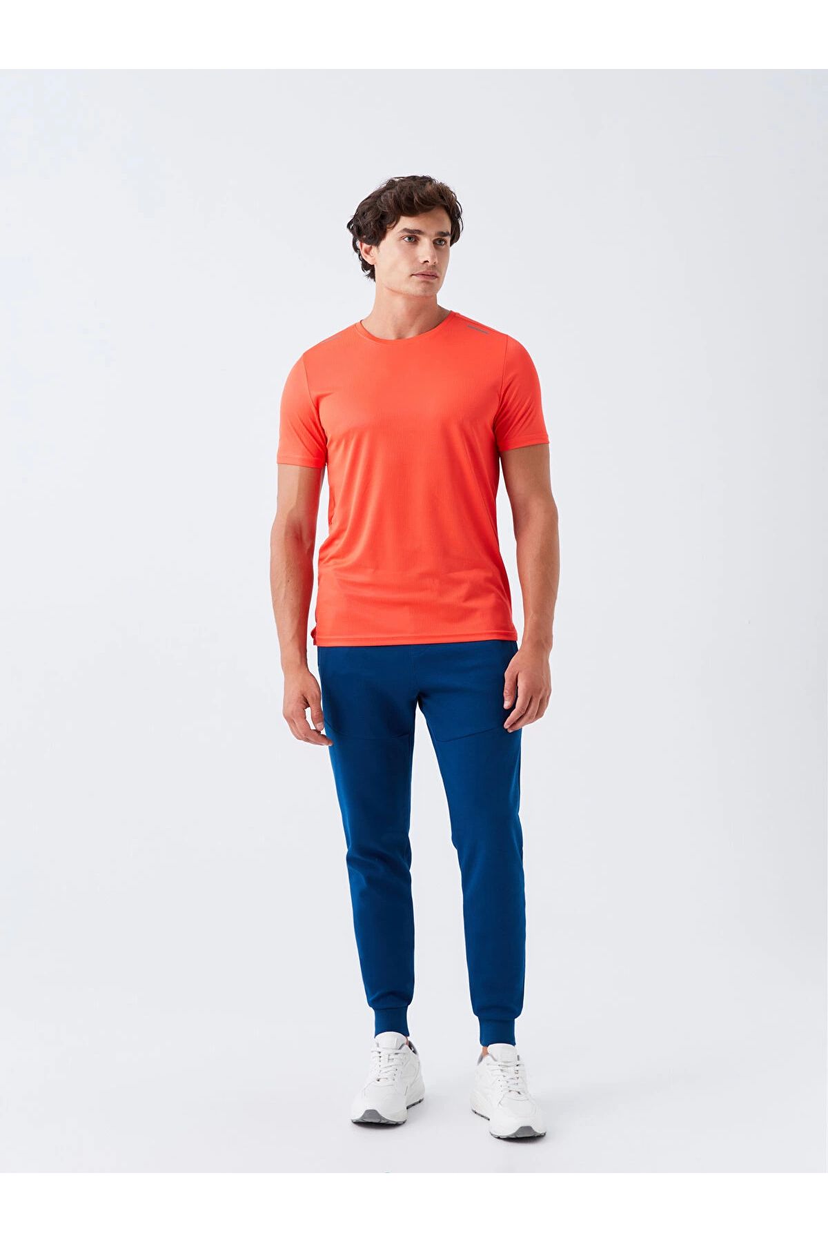 LC Waikiki-Xside Active Orange Dry-Tech Crew Neck Short Sleeve Men's Sports T-Shirt 1