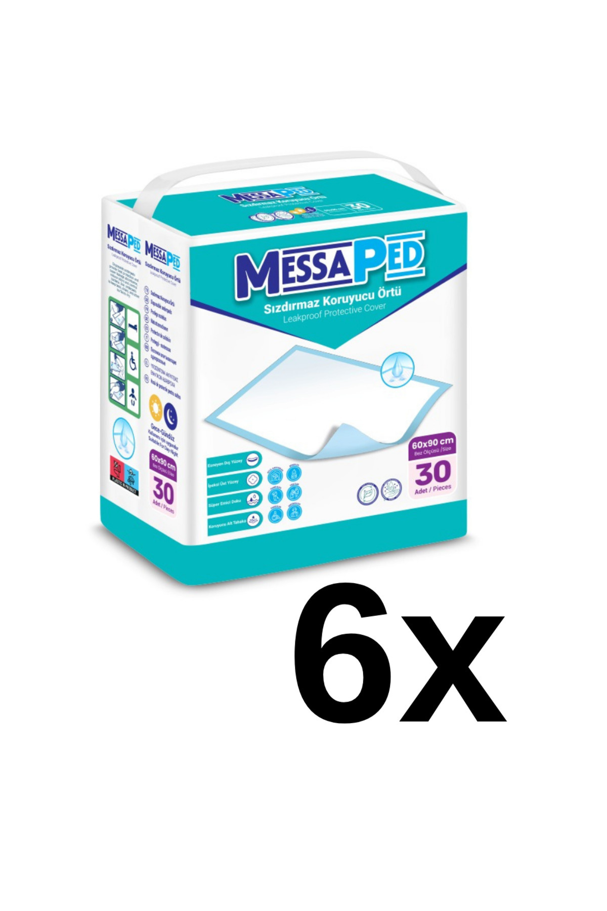 Messaped Messa Ped Kedi Köpek Çiş Pedi 60x90 Cm 180 adet