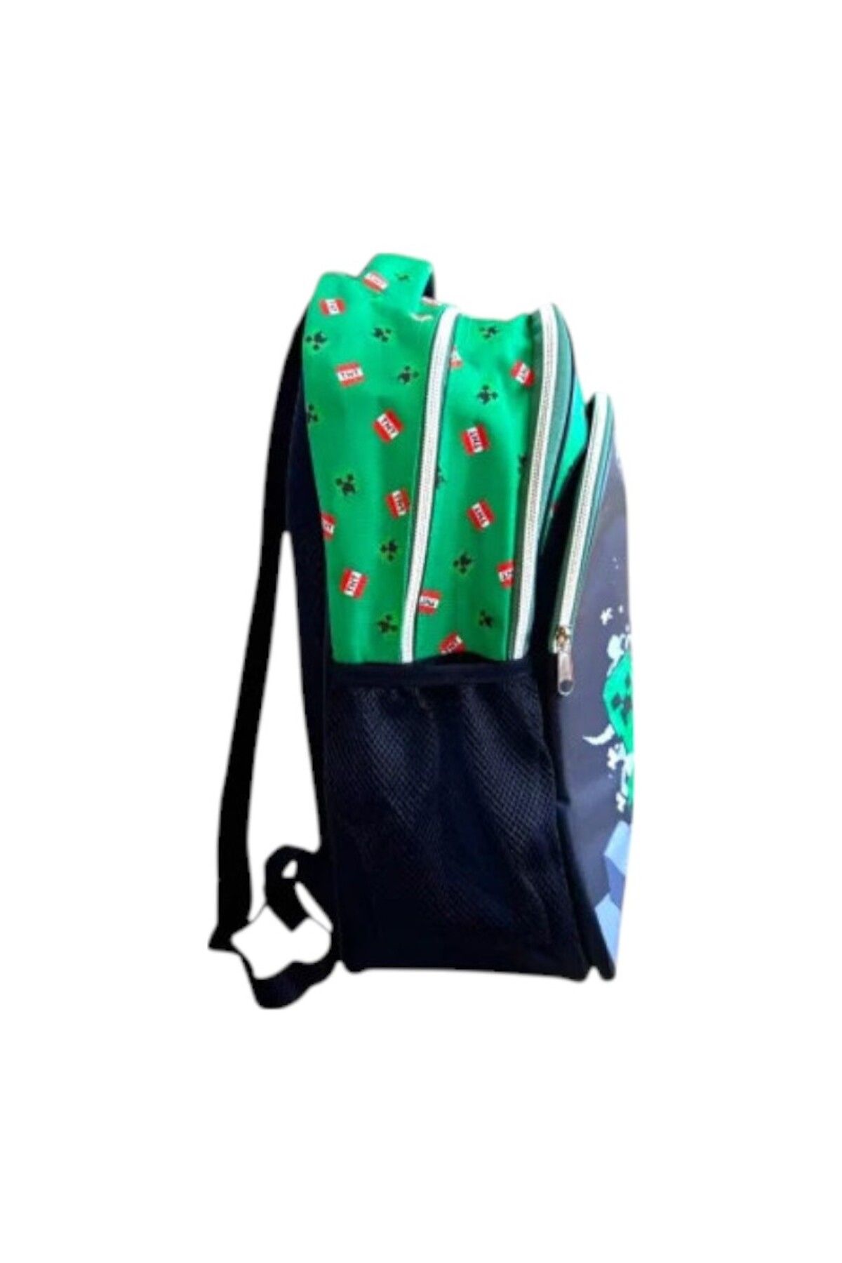 MINECRAFT-Children's backpack, 42x30x17 cm, with three compartments and two side pockets, multicolor, Minecraft 2