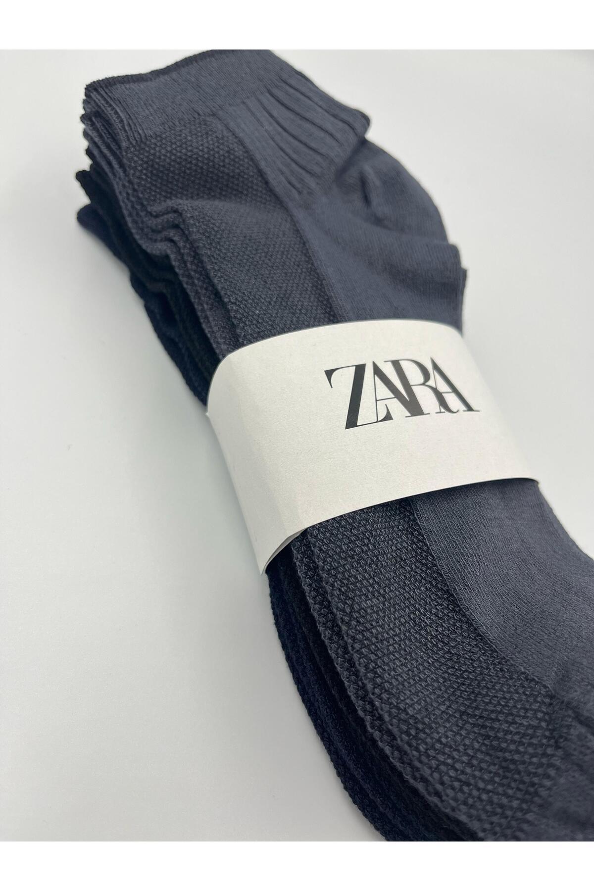 ZaraMan-6 Pairs Zara Men's Bamboo Seamless Mesh Soft Basic Booties Socks 3