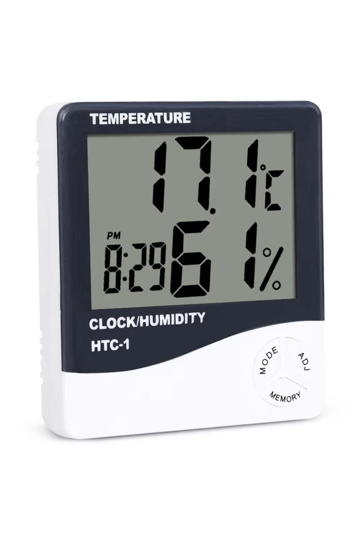 divendi-ro-Clock, Thermometer and Hygrometer HTC 1, 3 in 1, Temperature, Weather Station, Humidity, Alarm 6