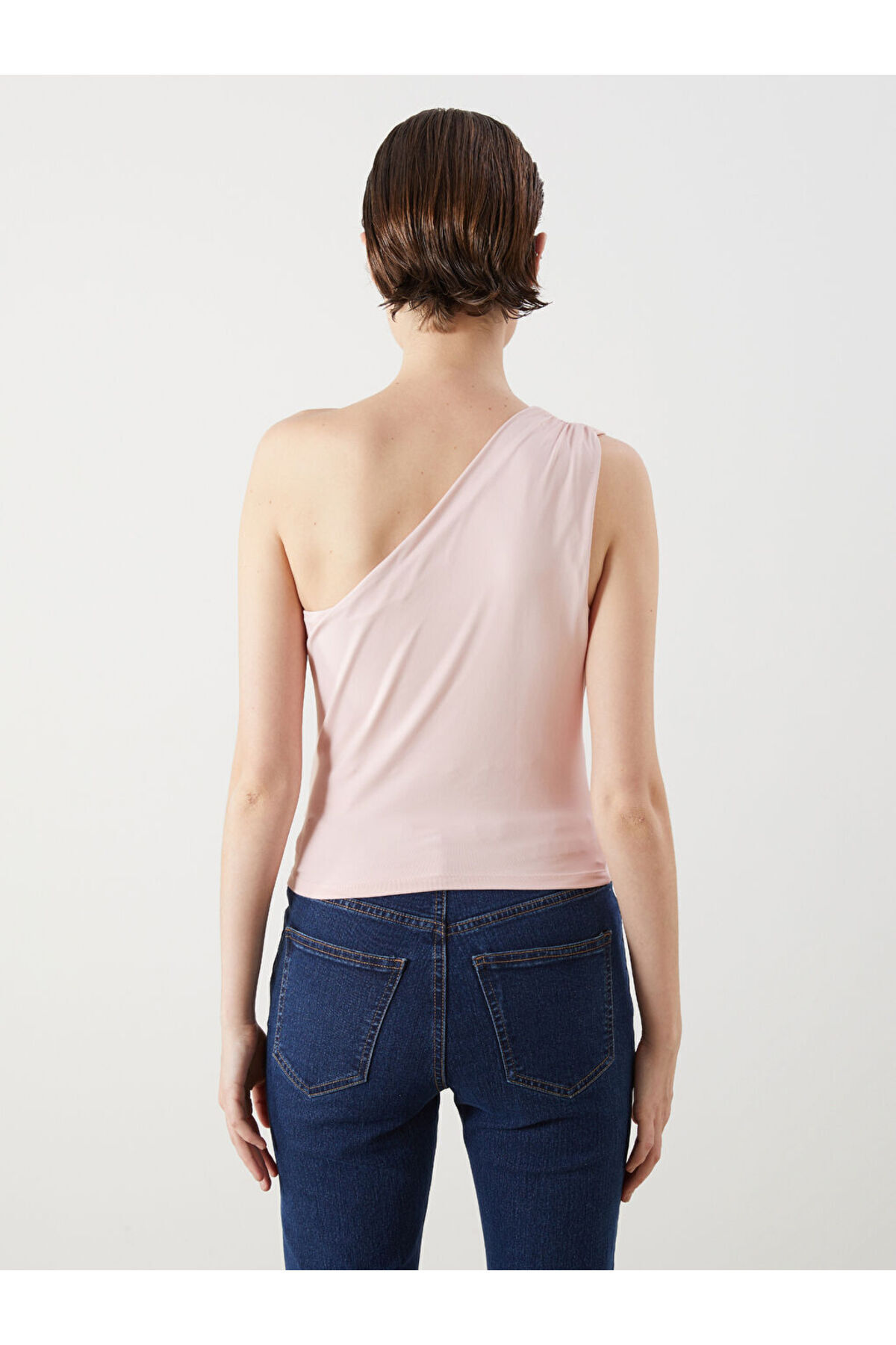 LC Waikiki-Create Your Style from Uzg Store |   One Shoulder Gathered Blouse 5