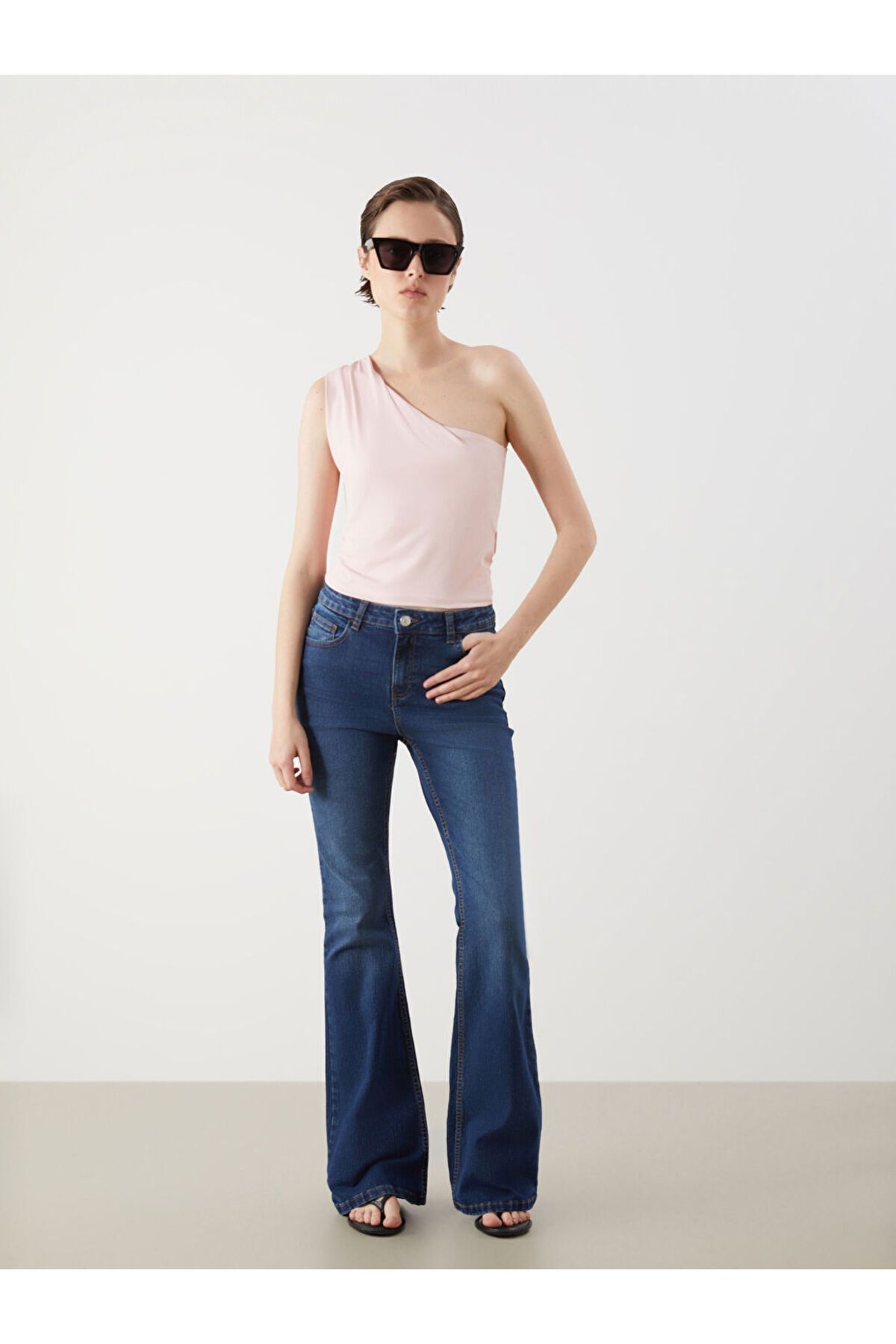 LC Waikiki-Create Your Style from Uzg Store |   One Shoulder Gathered Blouse 3