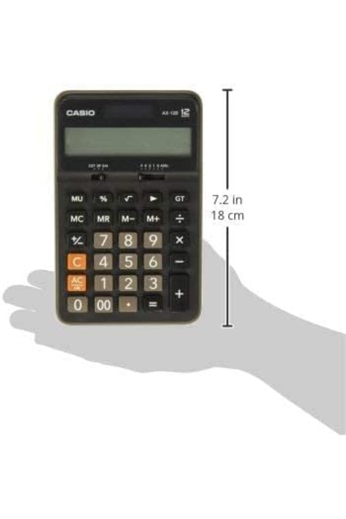 Casio-Casio AX-12B Lcd Electronic Calculator 2