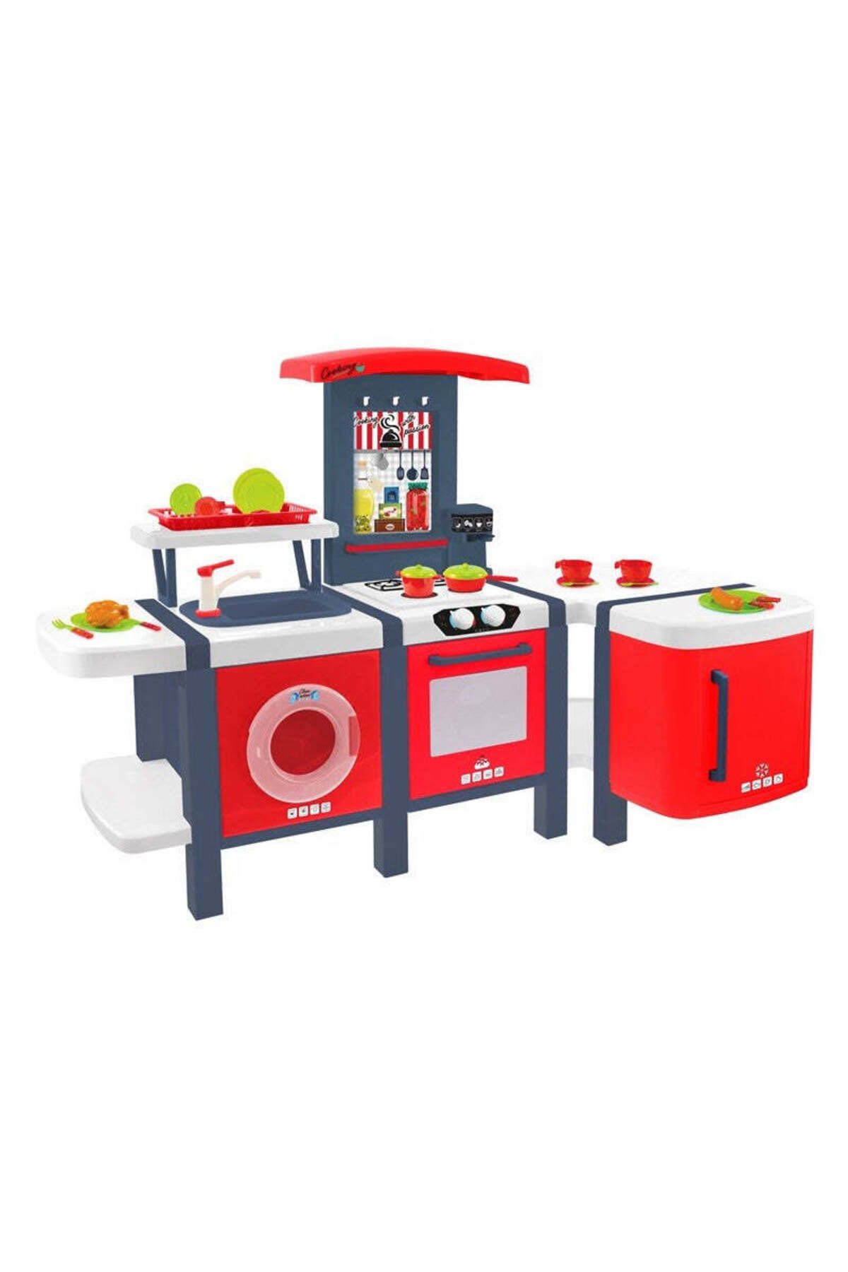 Divendi Bucătărie Pentru Copii Mochtoys, 28 De Piese, Roșu - One Size