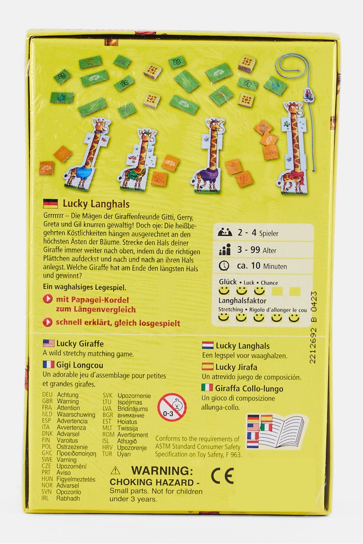 Haba-Lucky Giraffe Matching Game 4