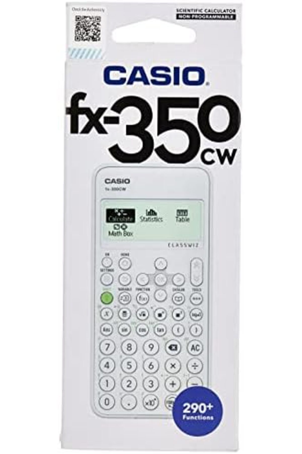 Casio-ClassWiz Standard Scientific Calculators FX-350CW-W-DT 6