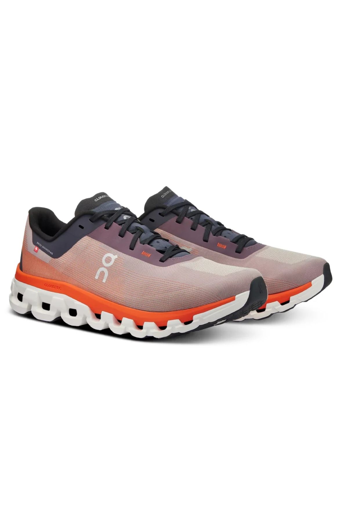 ON-Cloudflow 4 Running Shoes – Quartz/Flame – Ultra-Responsive with Forward Roll Feel 3
