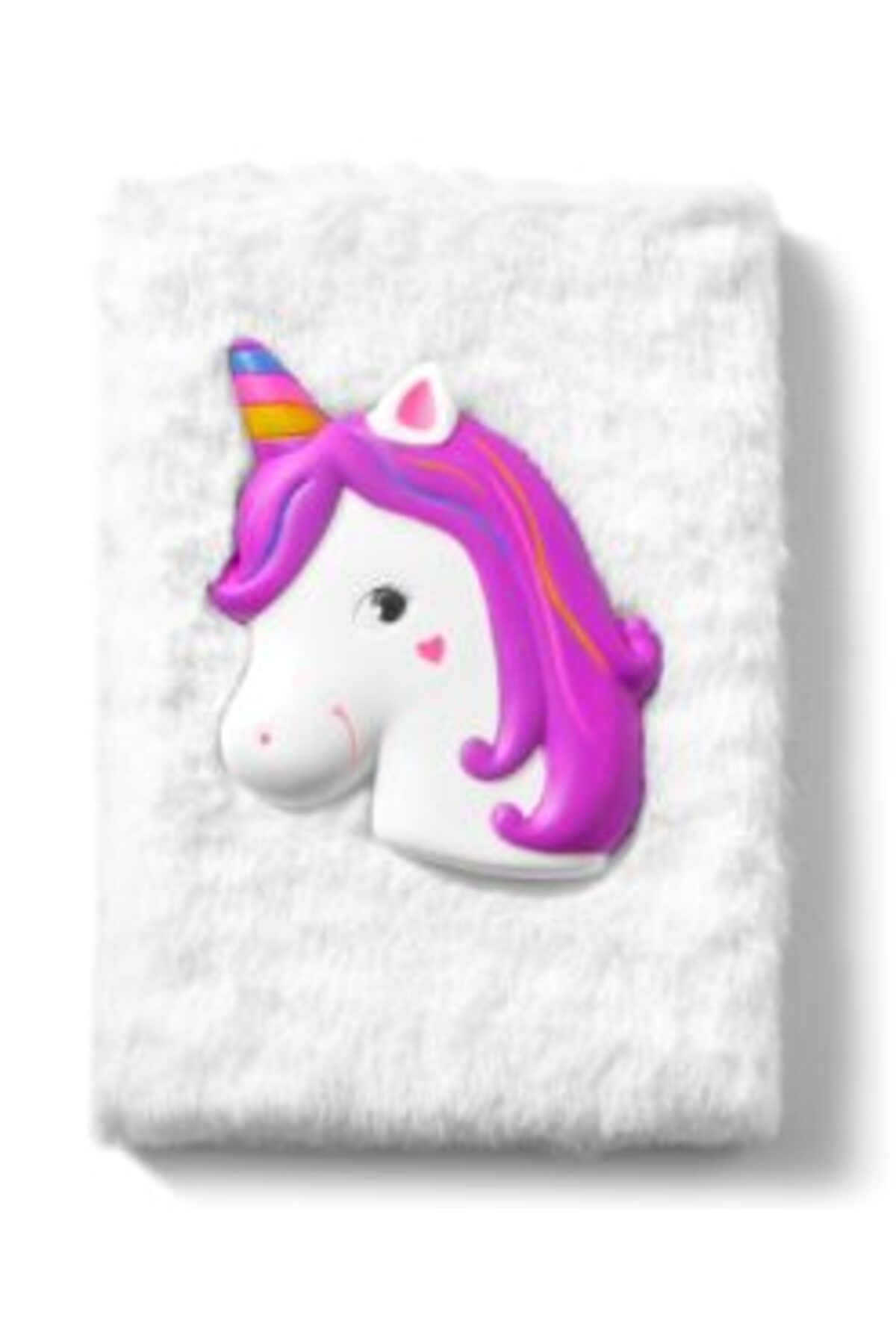 Gadget Master-Unicorn Notebook with Soft Fur A5 7