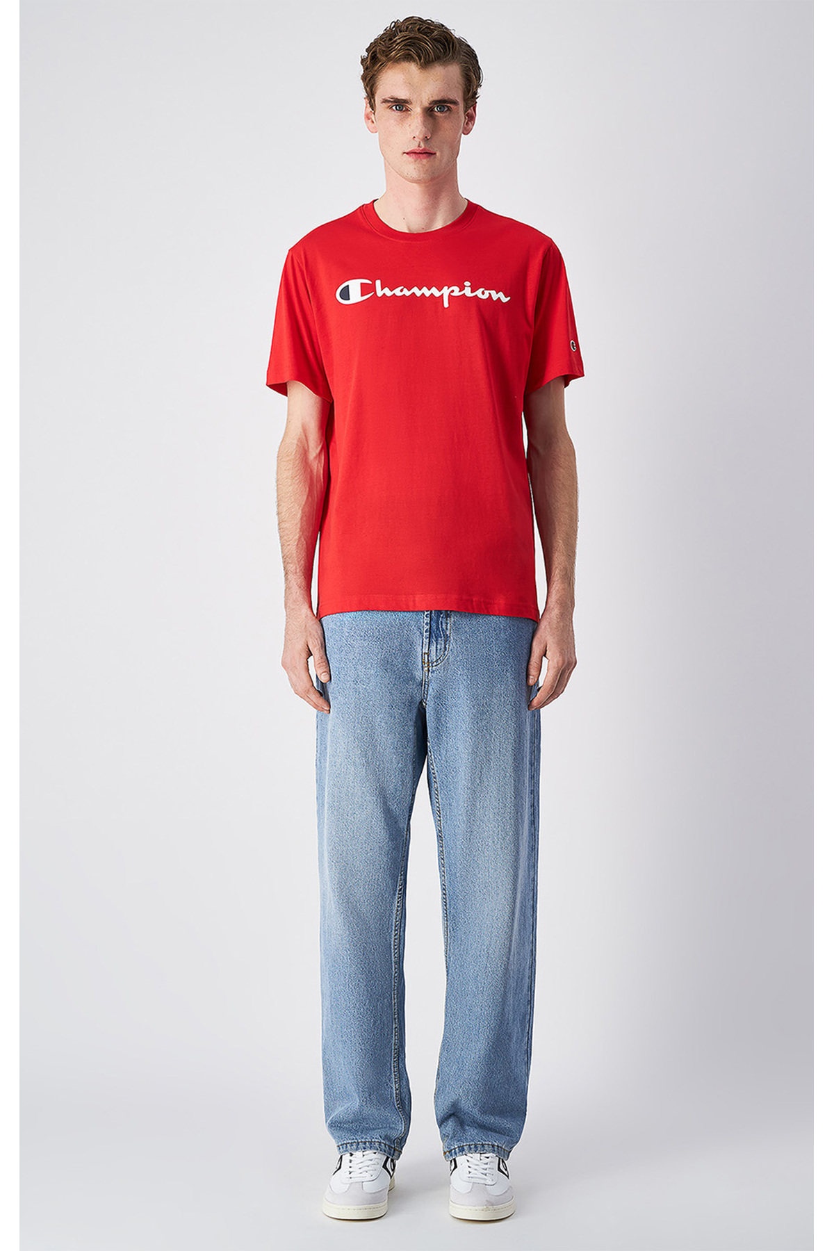 Champion Icons SS Tee Kırmızı Erkek Tişört-220256-RS069 - Fiyatı