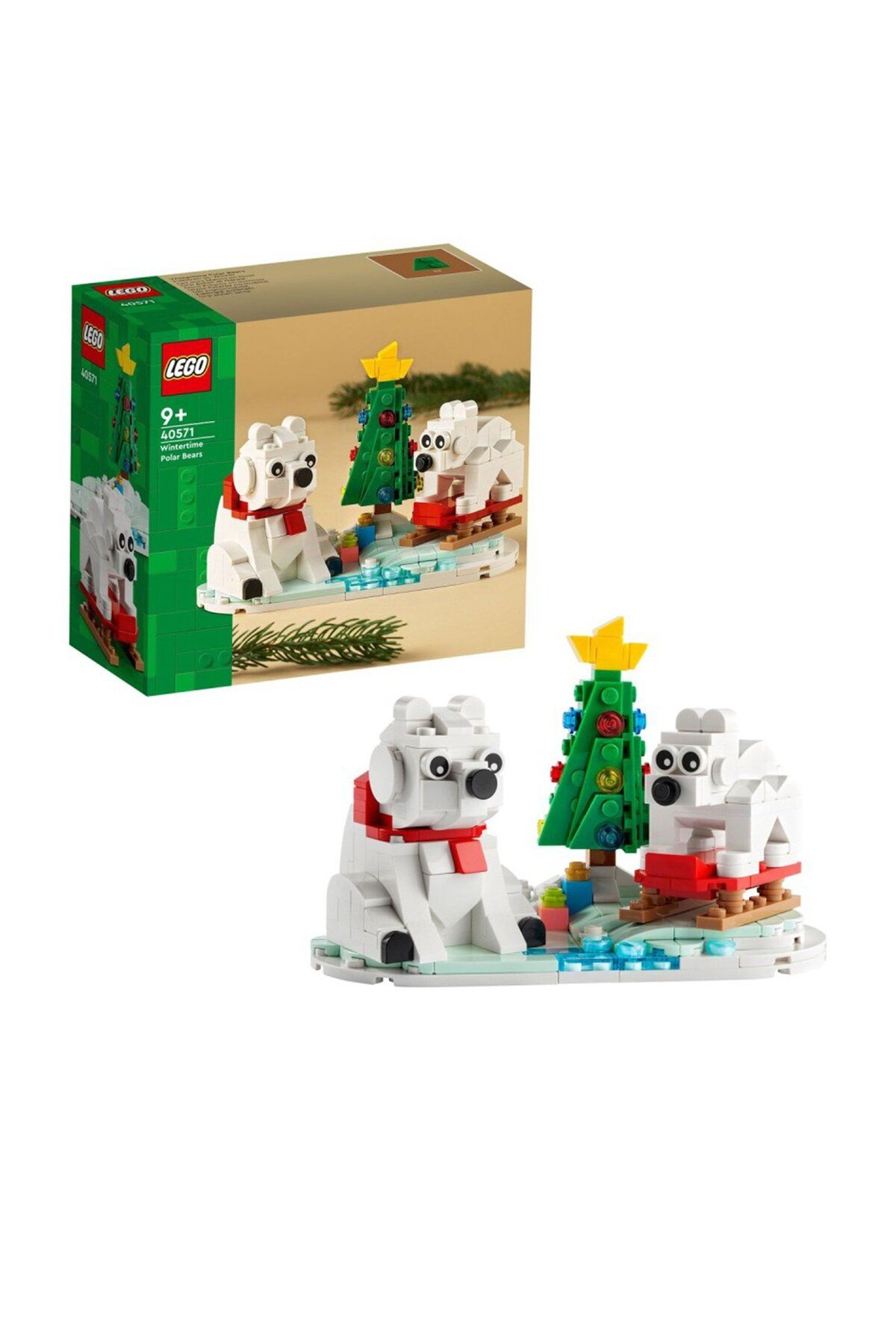 LEGO-LEGO Wintertime Polar Bears With Christmas Tree 40571 Play Set 3