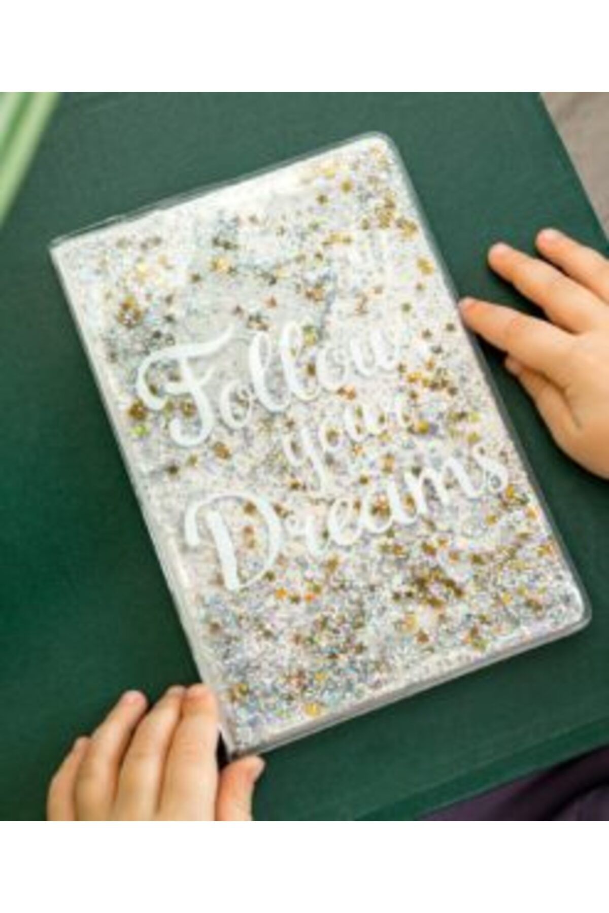 Gadget Master-A5 Notebook Follow Your Dreams with Golden Sequins 6