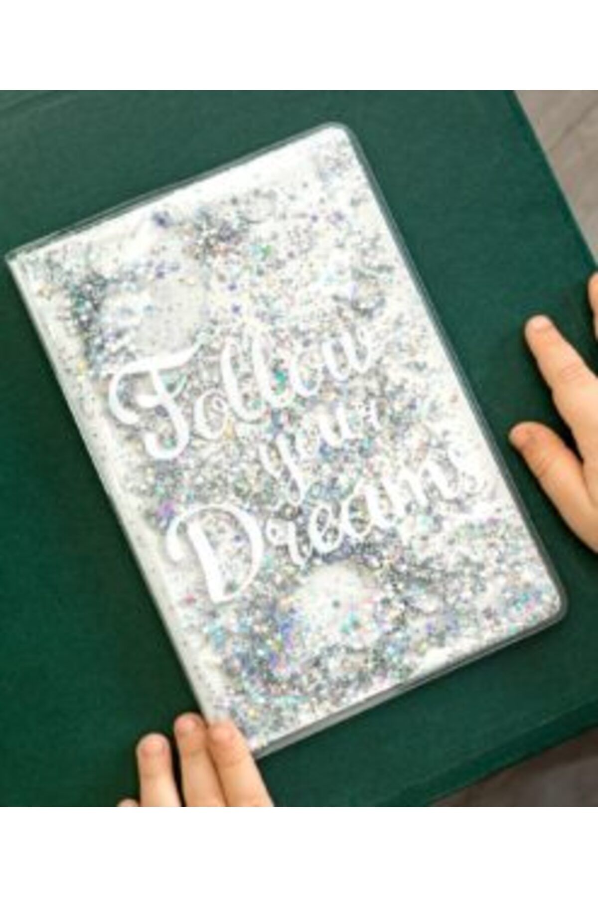 Gadget Master-Notebook A5 Follow Your Dreams Silver Sequins 8