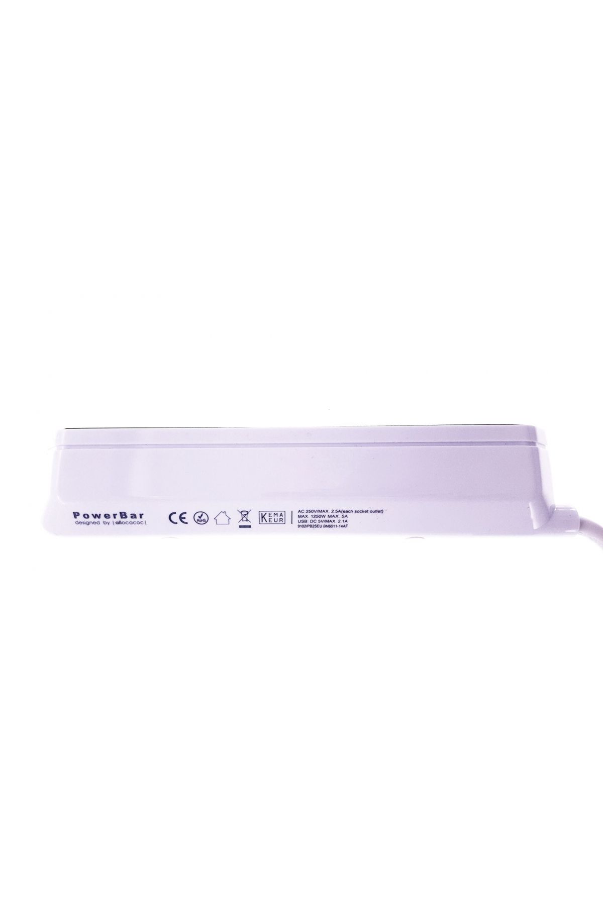 OEM-Allocacoc-Extension cord 2 EU sockets+2 USB, 2.1A, 1.5m 4