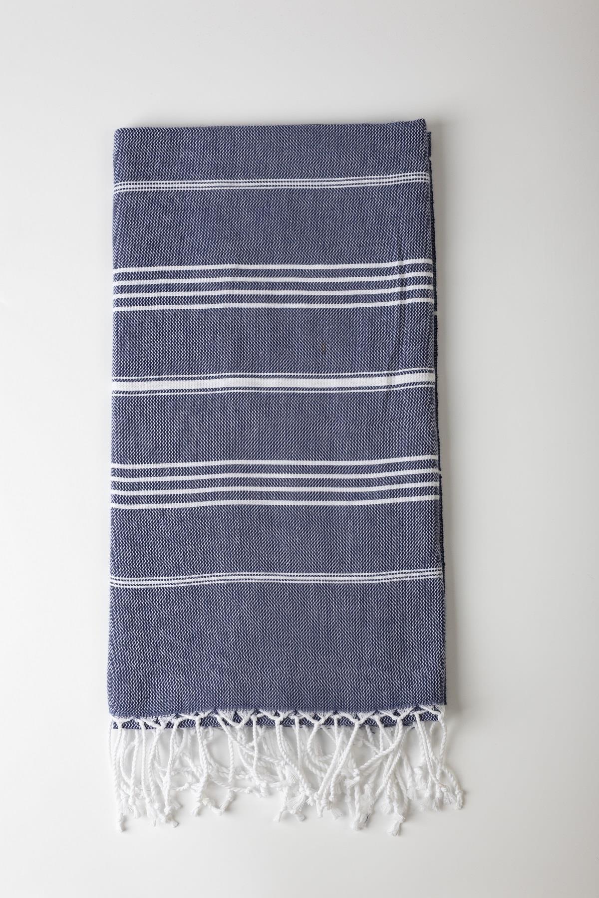 Organic Certified 100% Cotton Striped Sultan Peshtamal / Beach, Turkish Bath, Sauna, Spa, Pool Towel