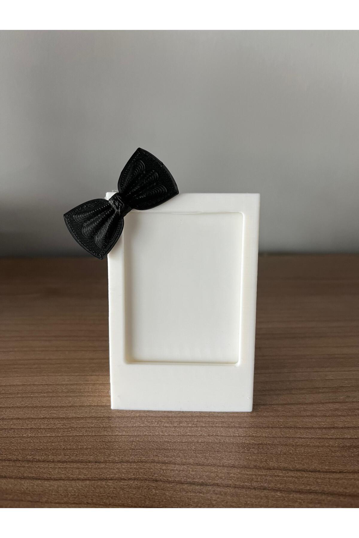 Root Made İnstax Fotoğraf Çerçevesi Papyon Detaylı Minimalist Dekoratif Çerçeve Bebek Çerçeve fotoğrafı 6 (önizleme)