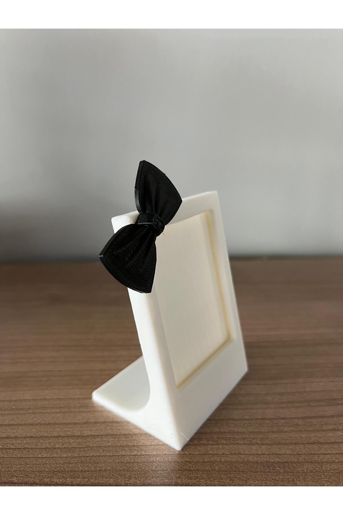 Root Made İnstax Fotoğraf Çerçevesi Papyon Detaylı Minimalist Dekoratif Çerçeve Bebek Çerçeve fotoğrafı 5 (önizleme)