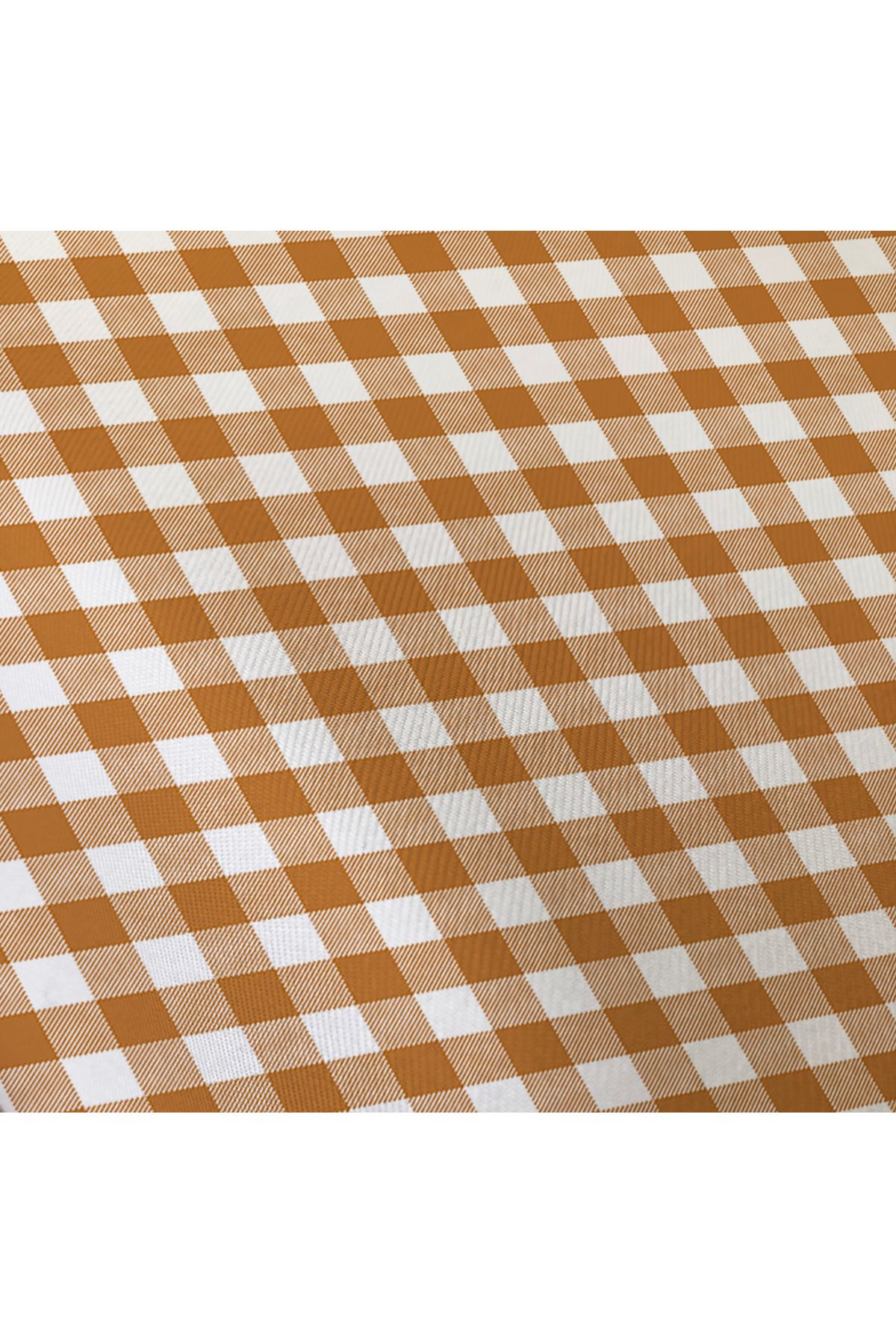 Evmila-Double Sided Gingham Patterned - Printed Single Duvet Cover Set 3
