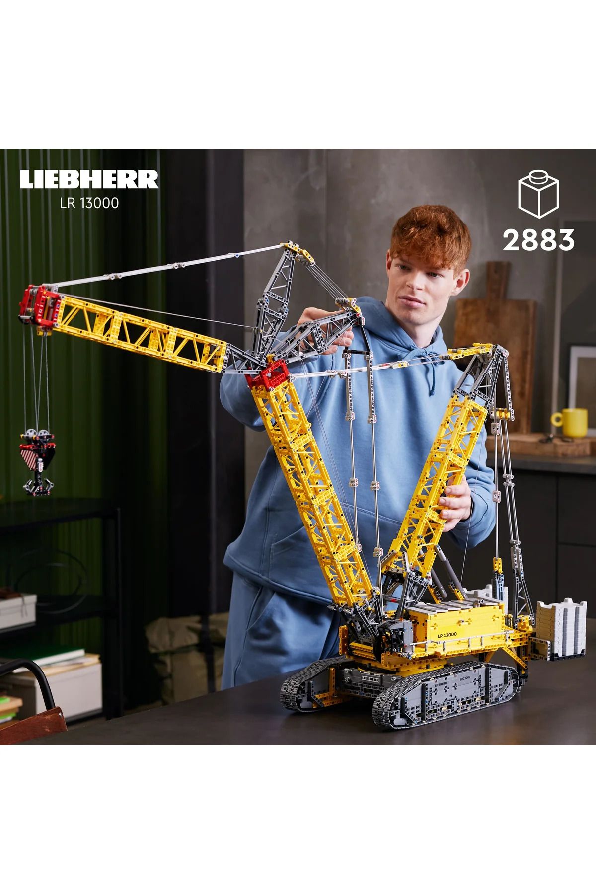 LEGO-® Technic Liebherr Crawler Crane LR 13000 42146 Building Kit (2,883 Pieces) 5