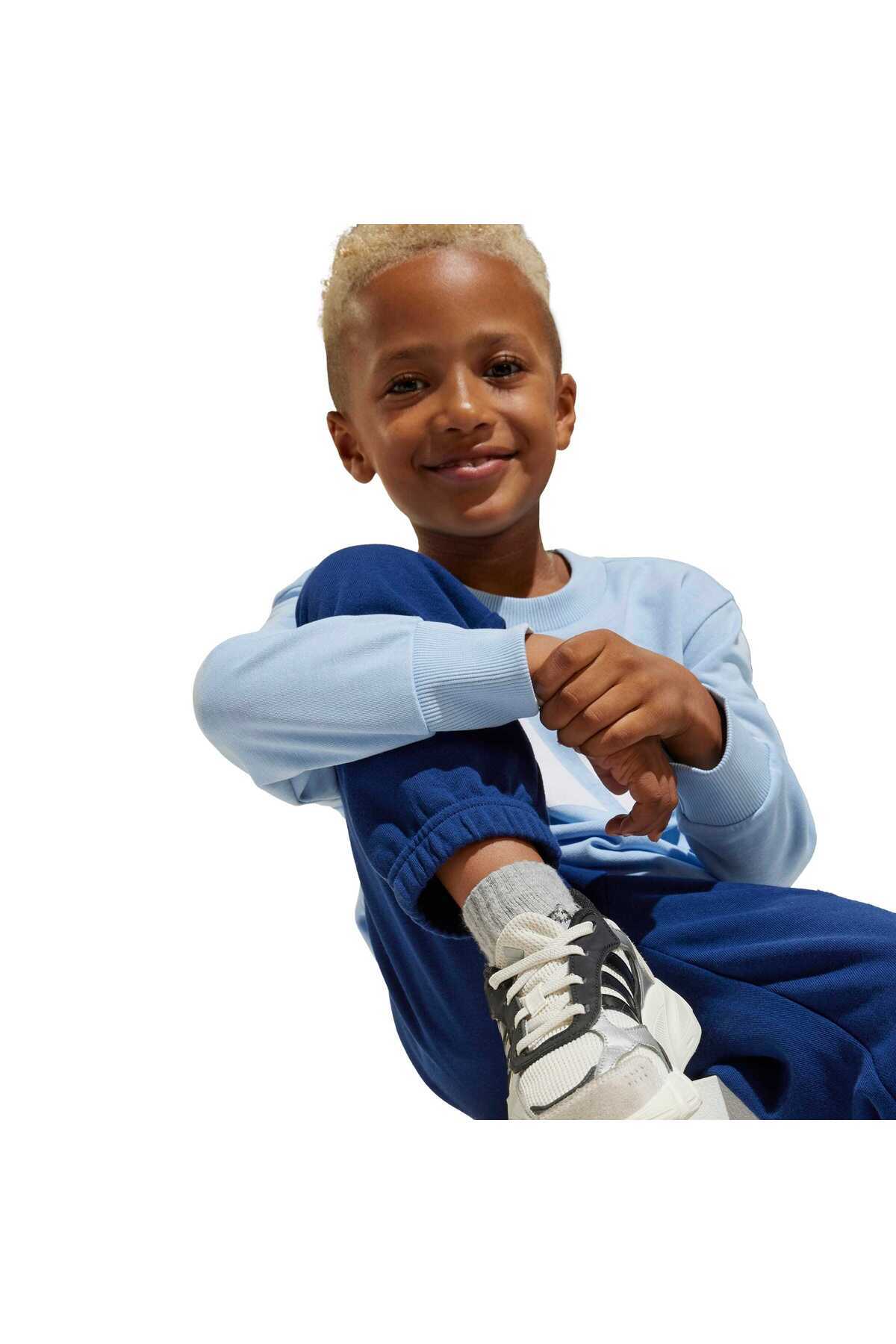 شلوار گرمکن پسرانه آبی آدیداسadidas | JC9729 اورجینال - تصویر 7