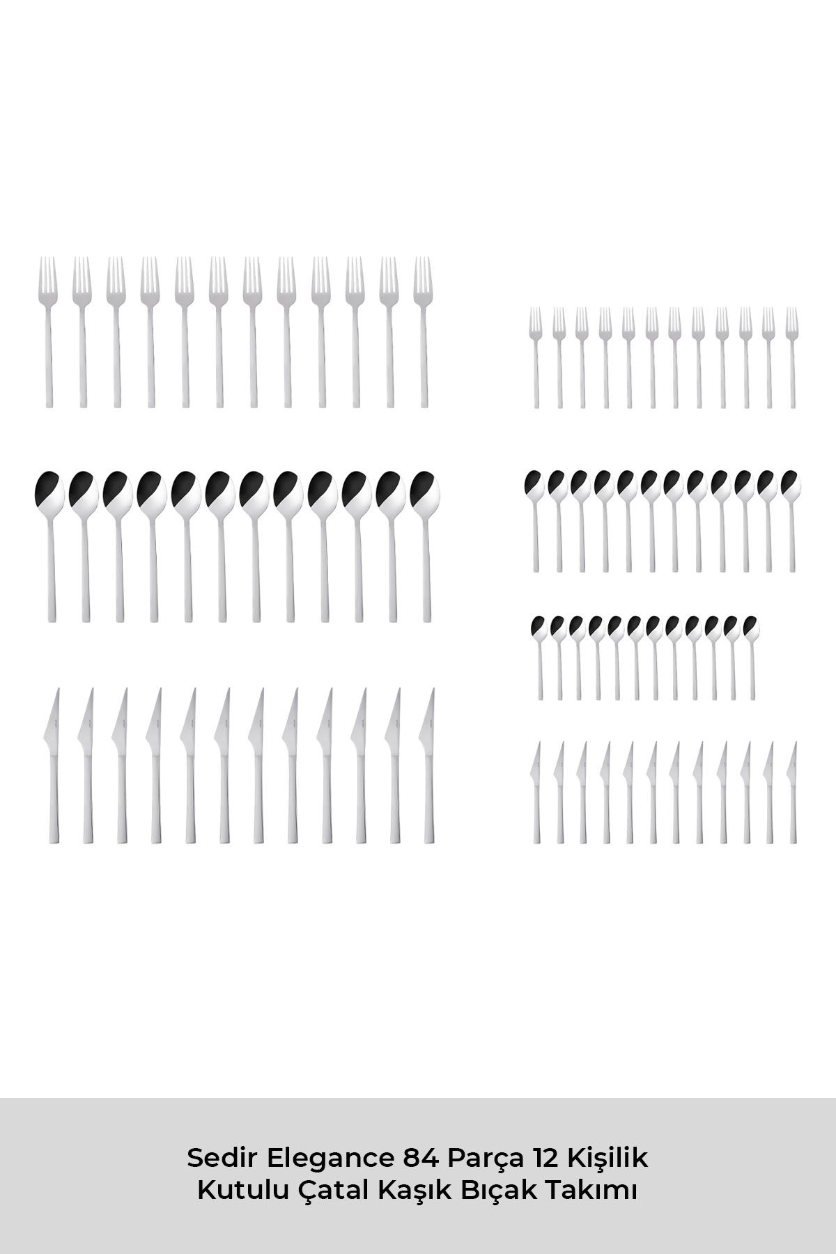 Emsan-Sedir Elegance 84 Piece Cutlery Set for 12 Persons Boxed 7
