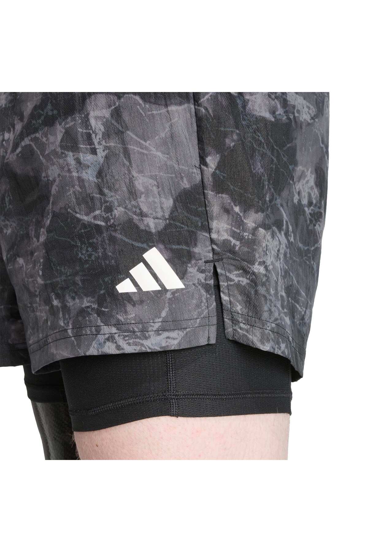 شورت و شلوارک مردانه خاکستری آدیداس | JN9680 اورجینال - تصویر 6