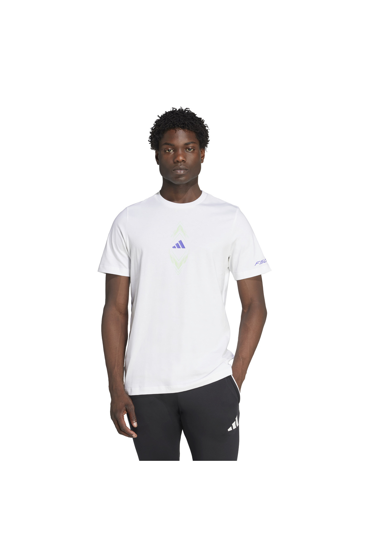 تیشرت مردانه سفید آدیداس | JM8944 اورجینال - تصویر 2