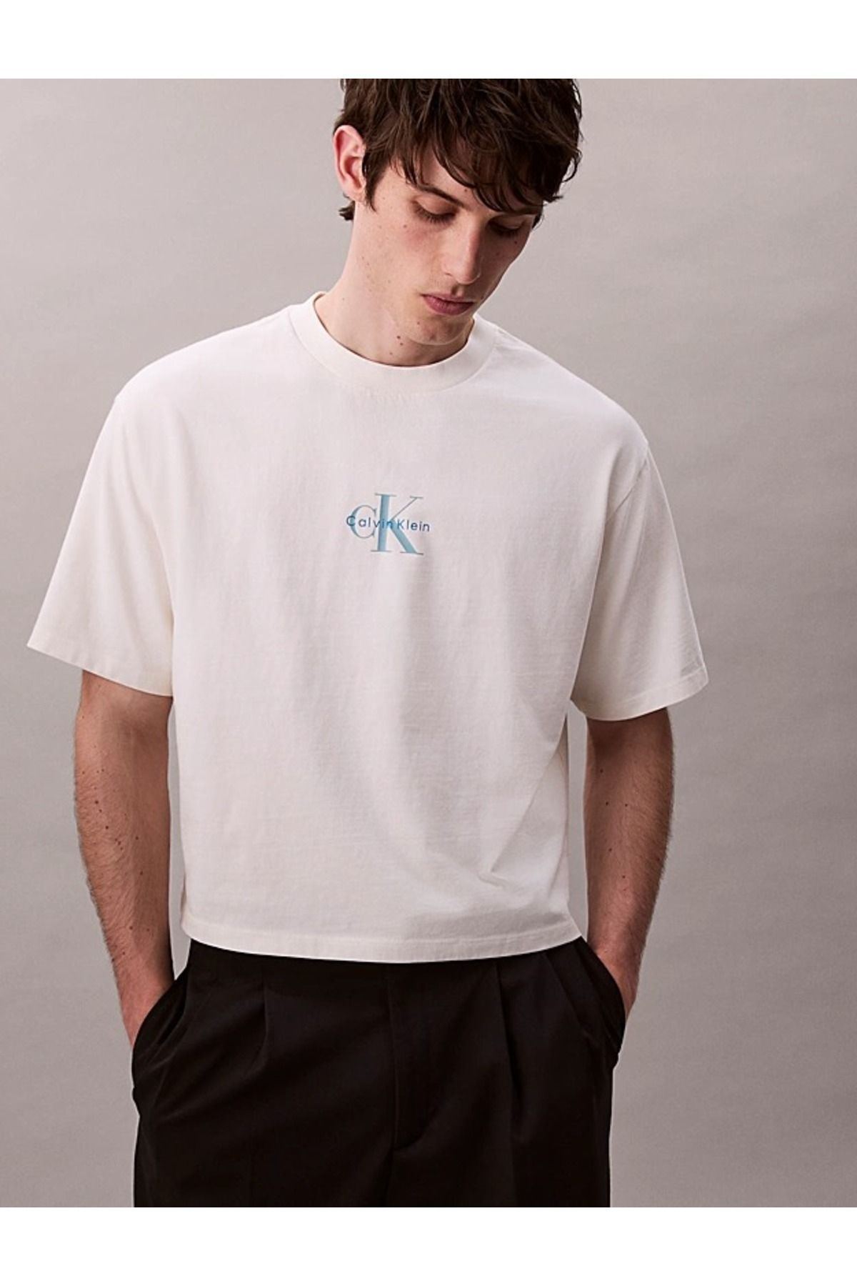 Calvin Klein-SS MICRO MONOLOGO ΚΡΟΠ 16S WA 1