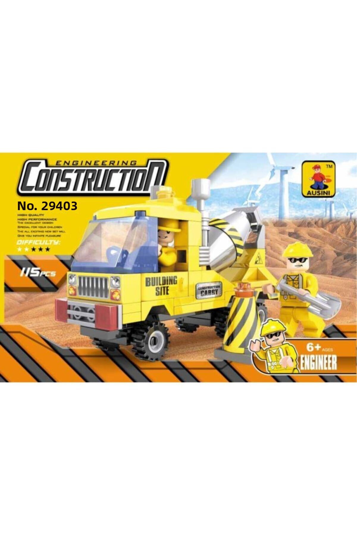 مجموعه ساخت‌وساز ۱۱۵ تکه