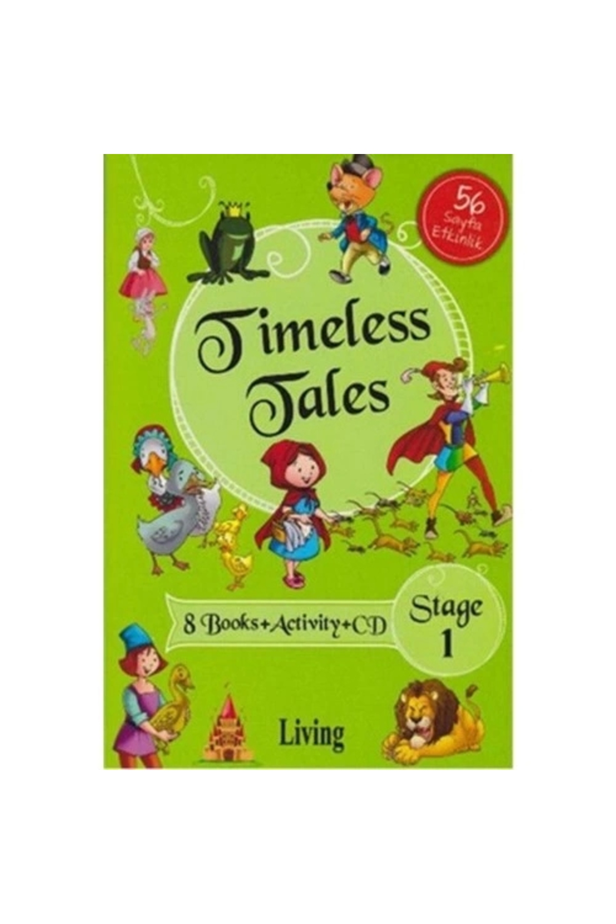 Living English Dictionary Timeless Tales 8 Books Activity Cd Stage