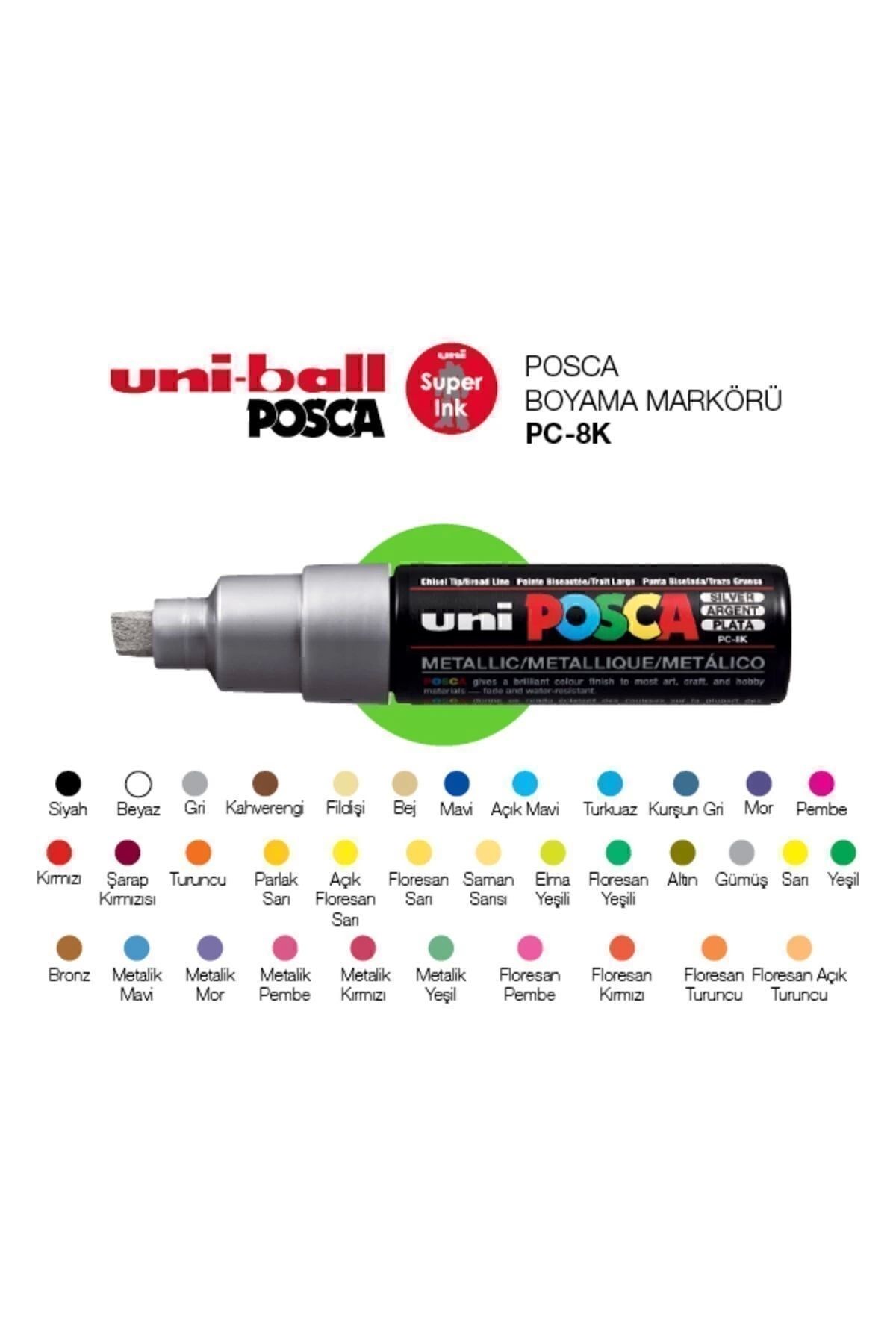 Uni Posca-8.0 Mm Blue PC-8k Painting Marker 1