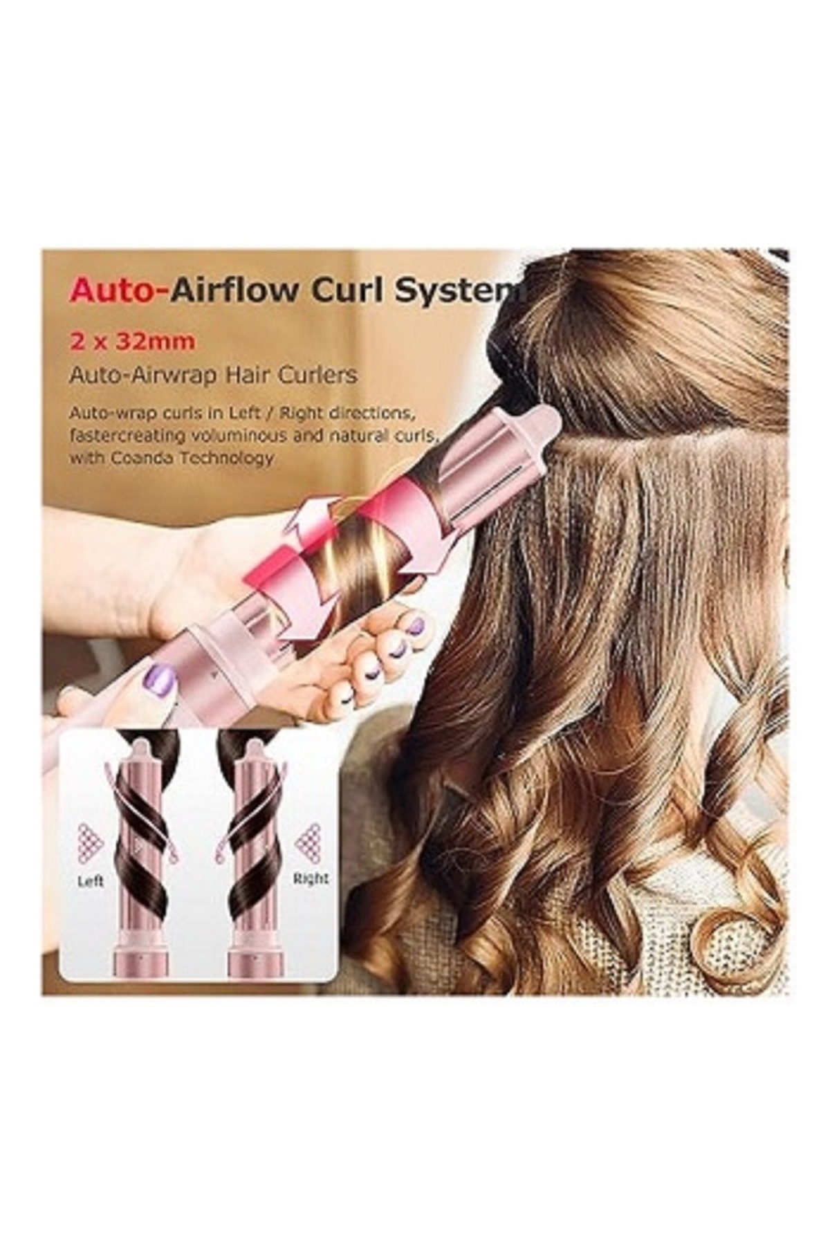 MESCOMB-5-in-1 Hair Dryer Set With Ions, 110,000 Rpm, 23 M/s, <75 Db, 360 Rotating Cable, 2 Curling Irons 2