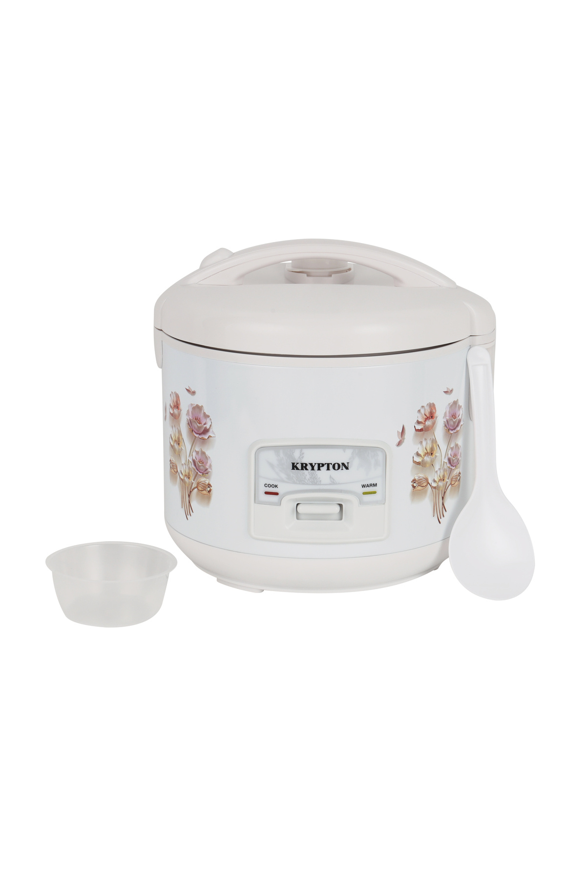 KRYPTON-1.5 L Rice Cooker With Steamer | Non-stick Pot | Auto Cook, Easy Clean, Safe Heat 1