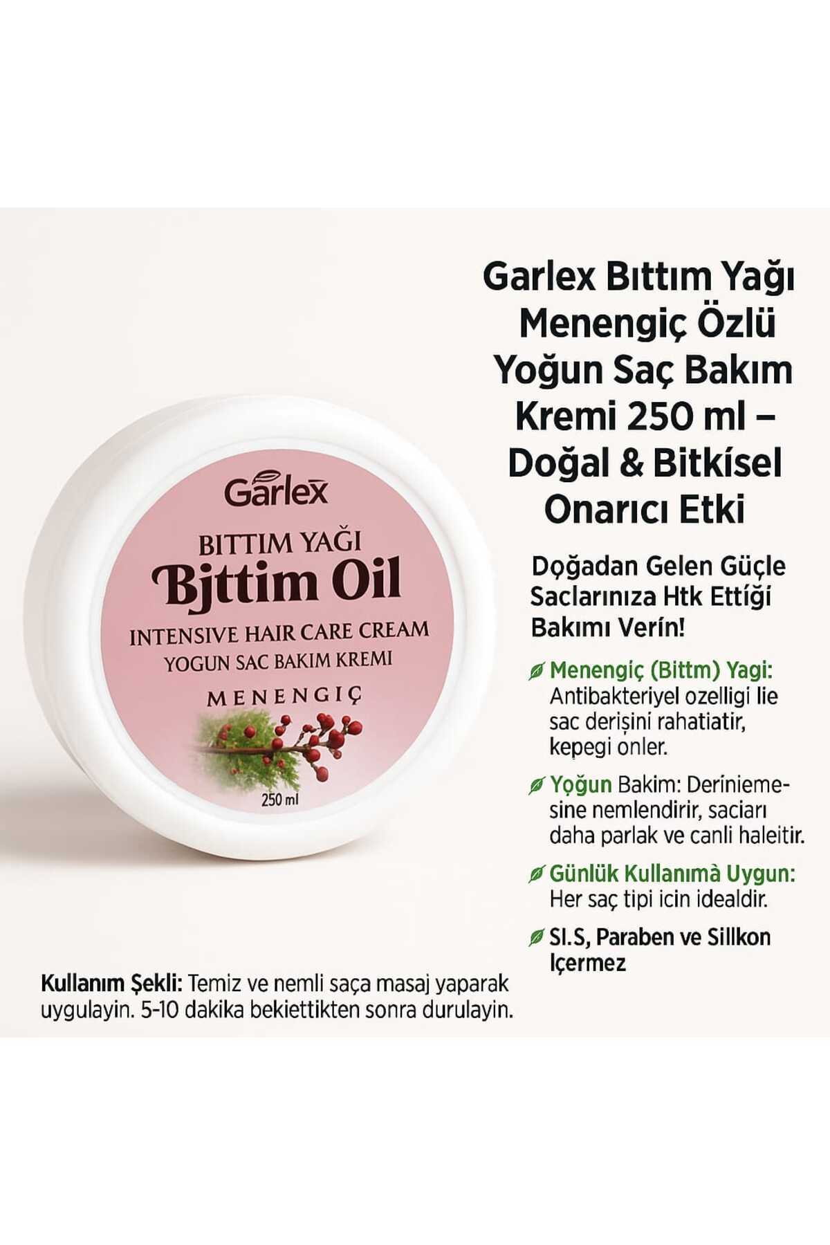 Bıttım Menengiç Özlü Saç Bakım Kremi 250 ml — TYCXXGYTFN170187227569580 — تصویر 4 از 4