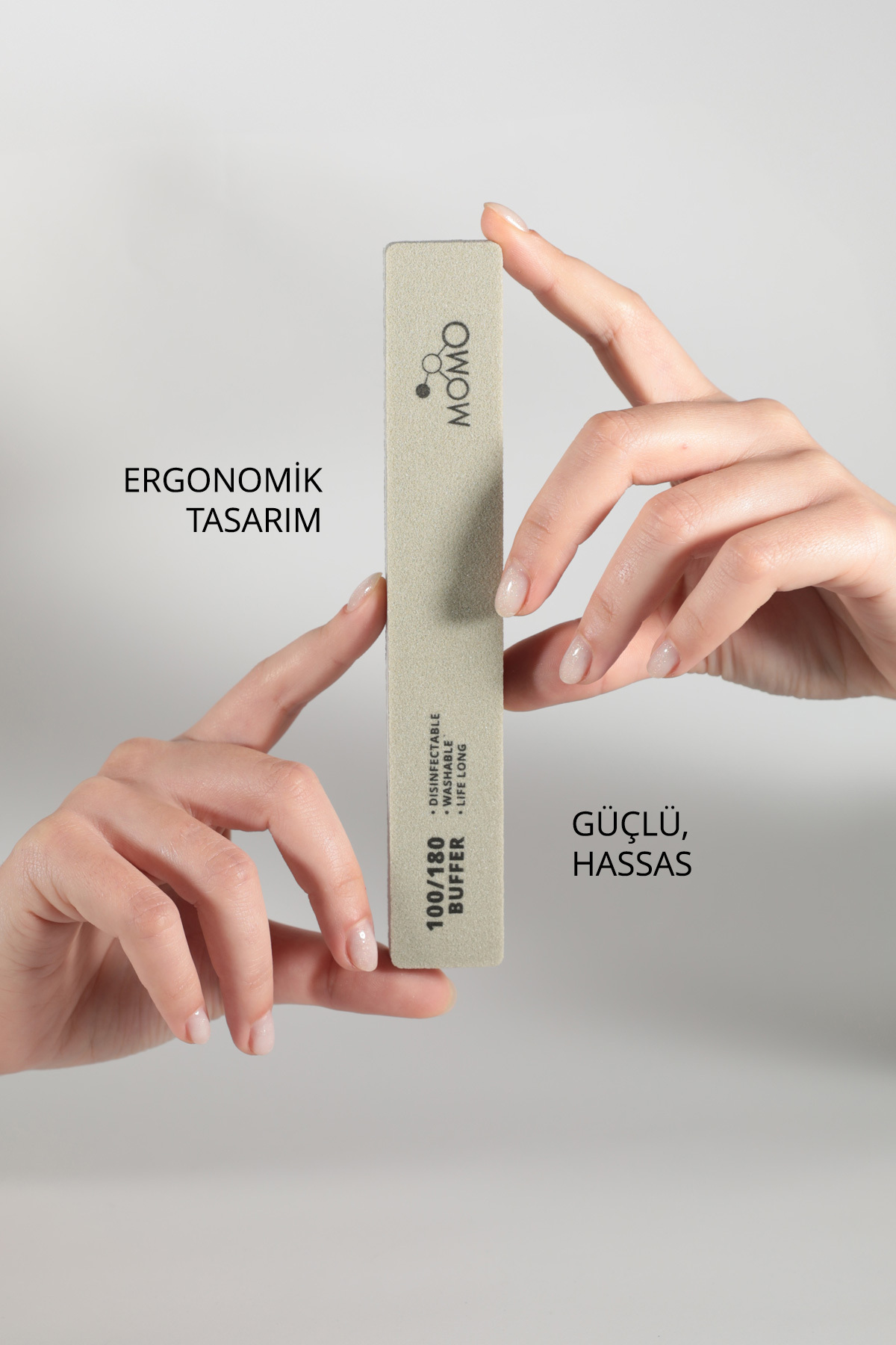 Tırnak Üstü Törpü Buffer 100/180 Gri Dikdörtgen — 8860103C02G19RK03 — تصویر 3 از 7