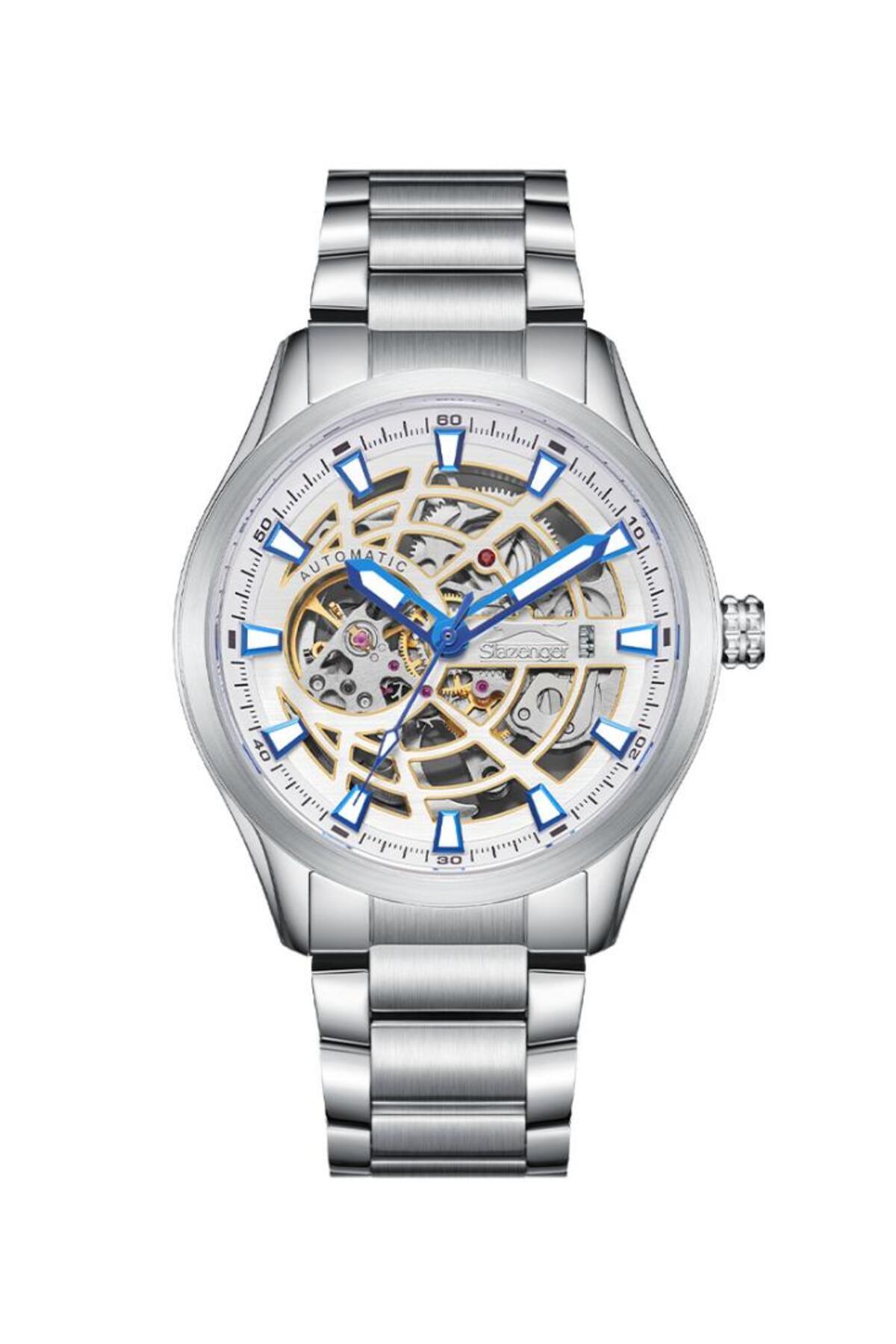 Slazenger Sl.09.2411.1.05 Otomatik Mekanizmalı Çelik Kordon 10 Atm