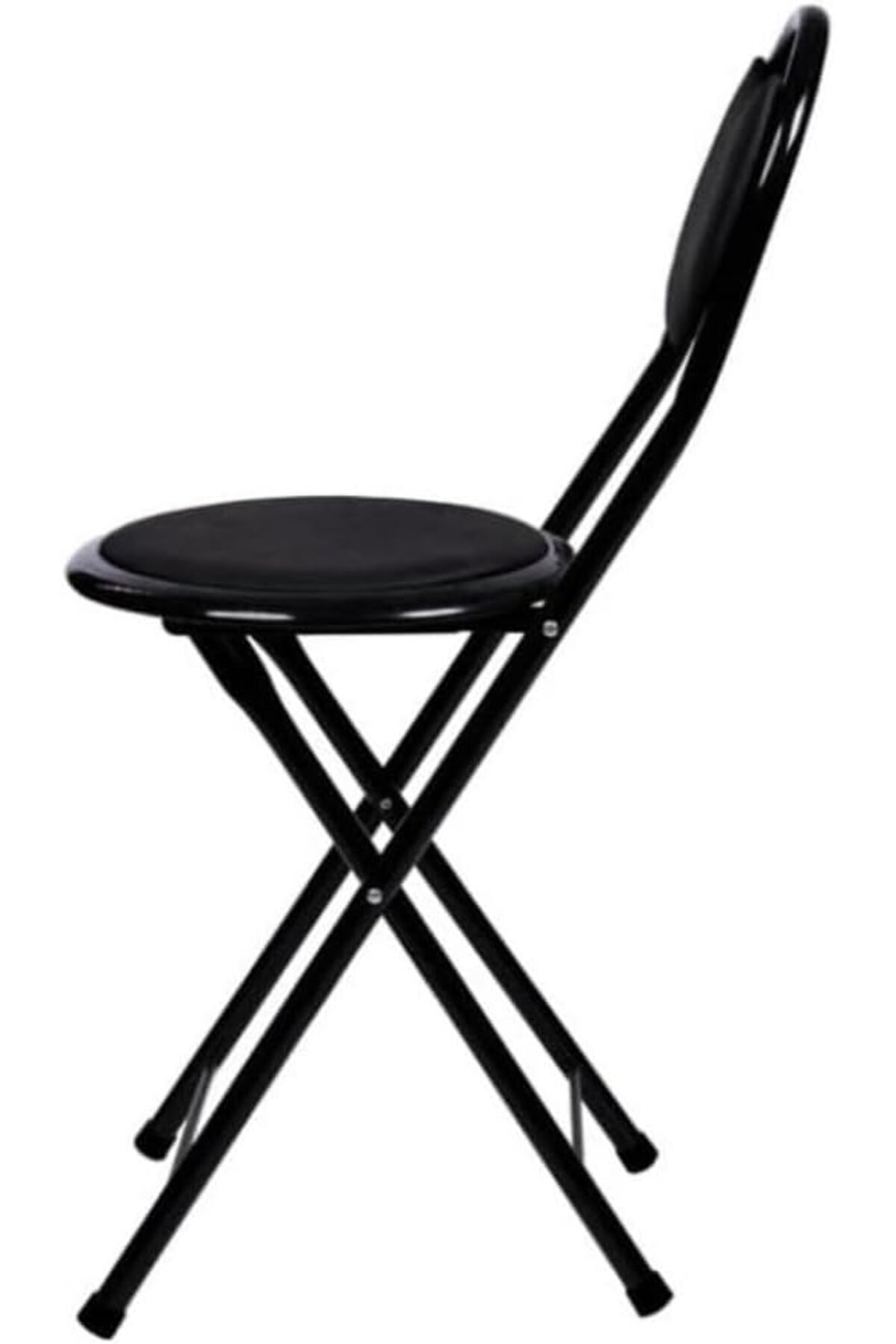 كرسي صلاة قابل للطي ، سهل الاستخدام والتحريك، لون أسود