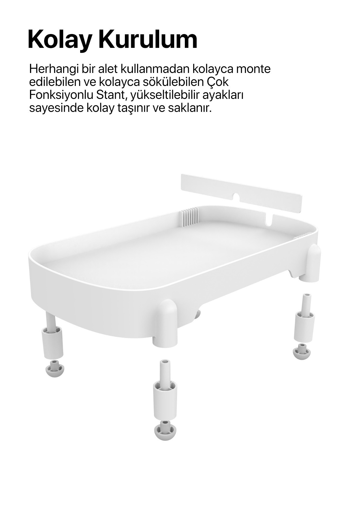 Xenon Smart-Food Container Stand Non-Slip Base Multifunctional Heighten Adjustable Foot Bracket X8788 7