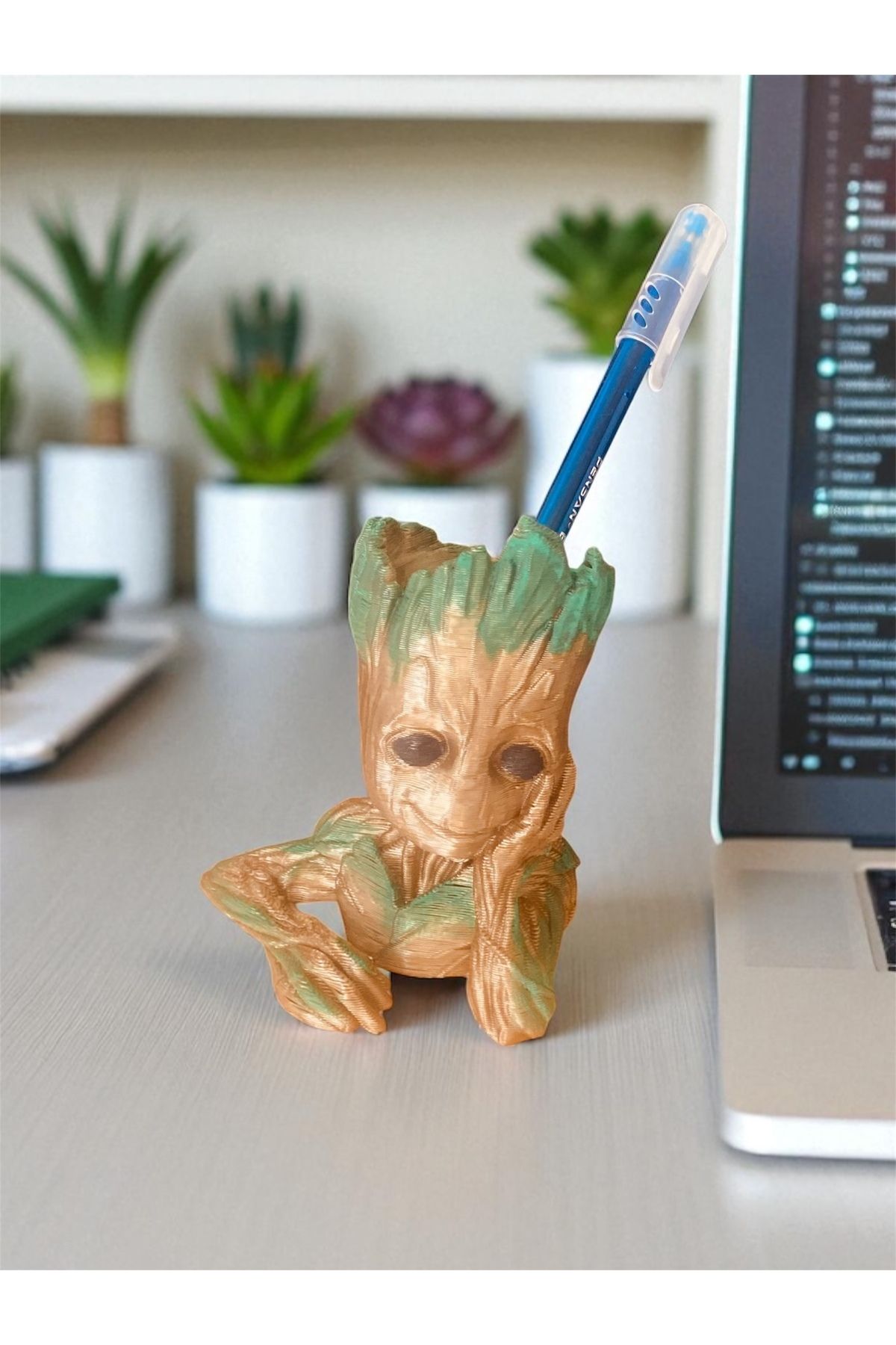 Aychra Groot Saksı ve Mini Kalemlik